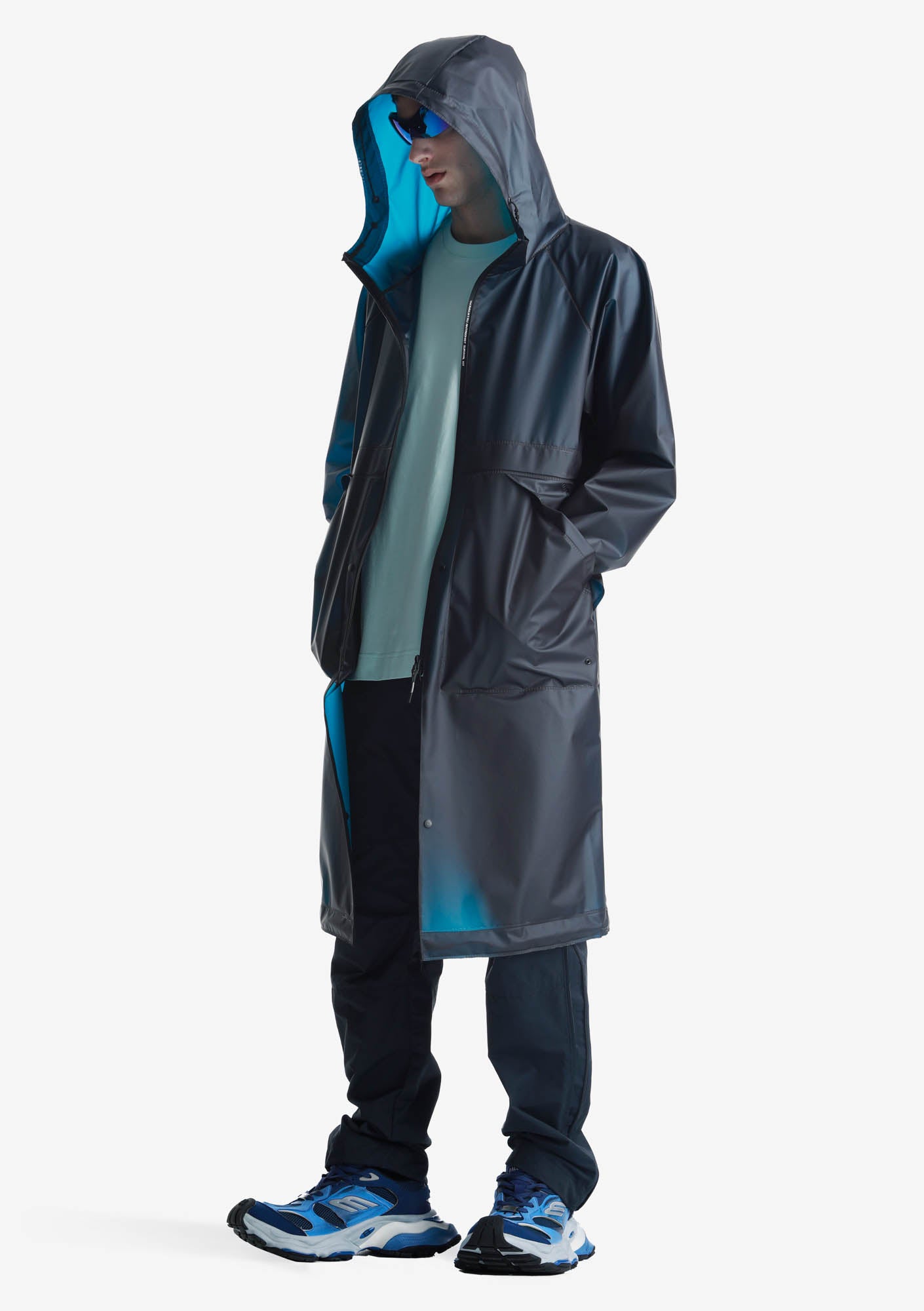 TETHYS Welded Transformable Raincoat Qu466-6