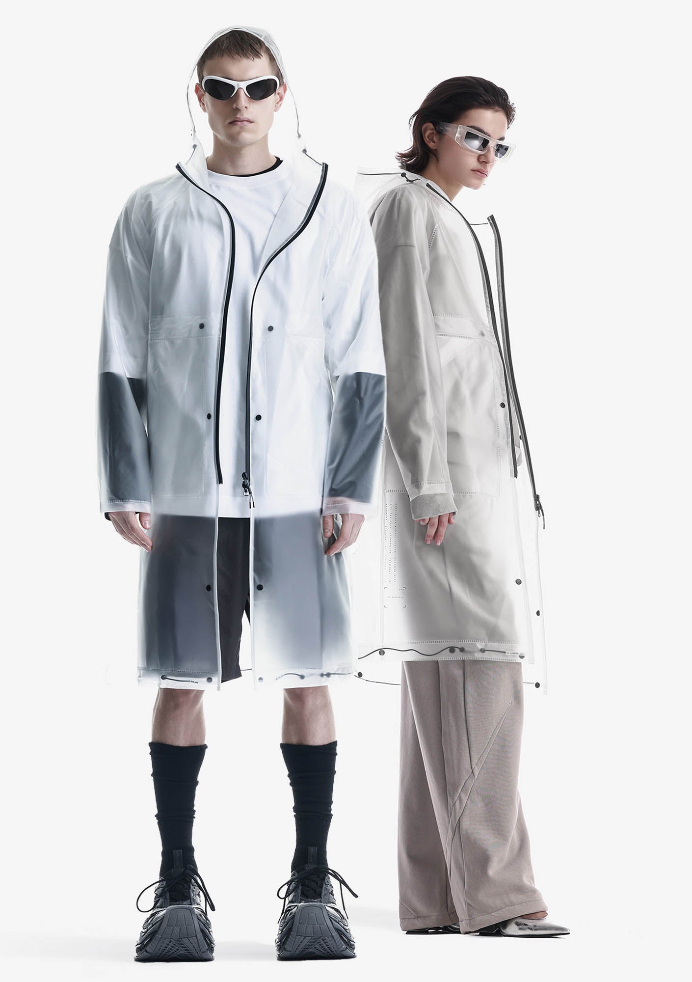 TETHYS Welded Transformable Raincoat