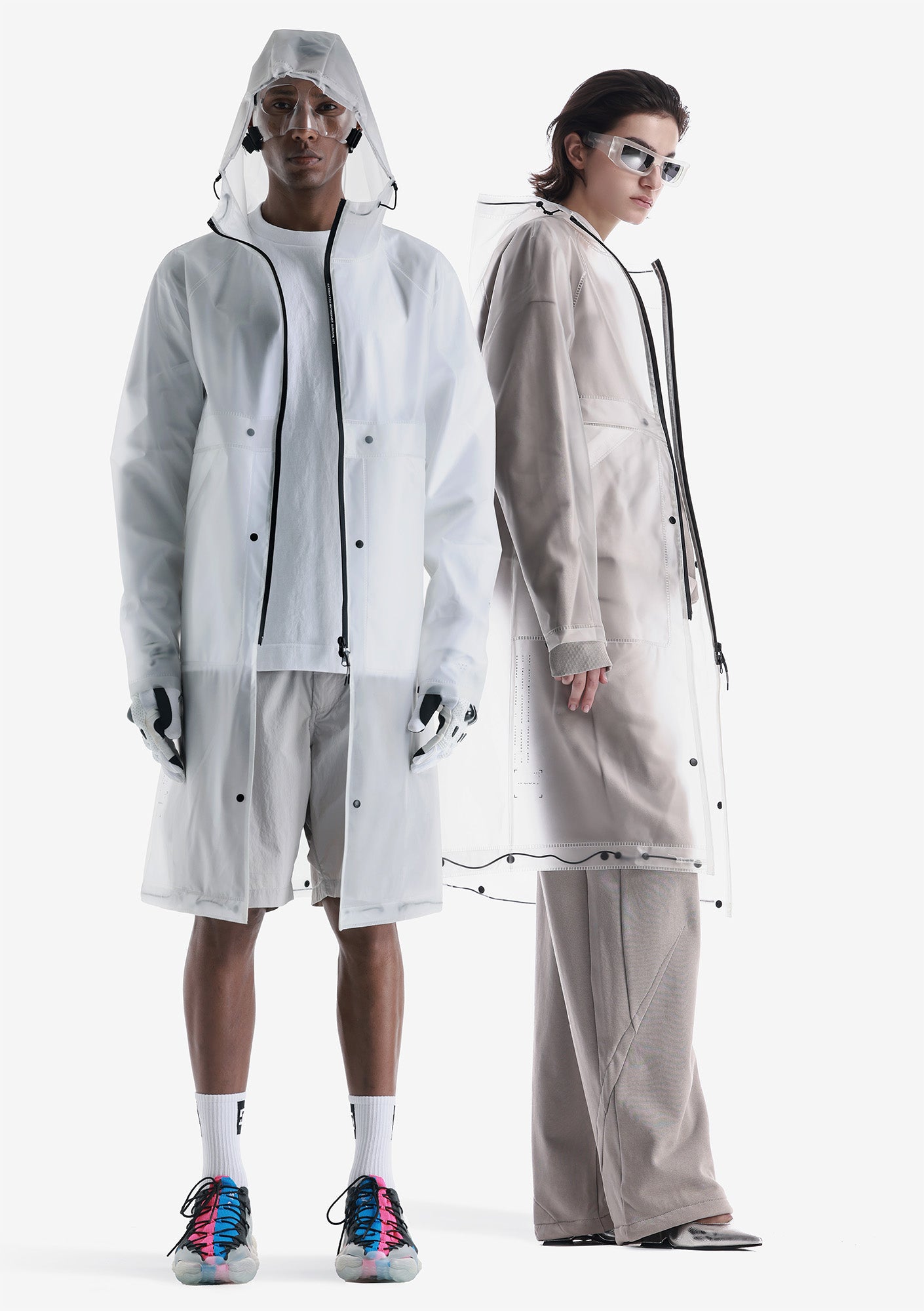 TETHYS Welded Transformable Raincoat