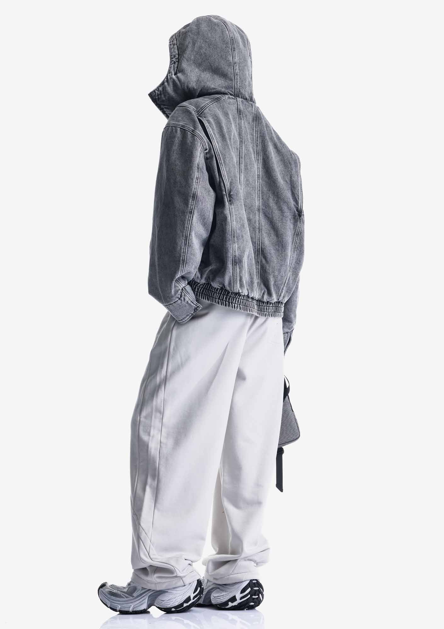 AUXIN Padded Denim Jacket Qu587