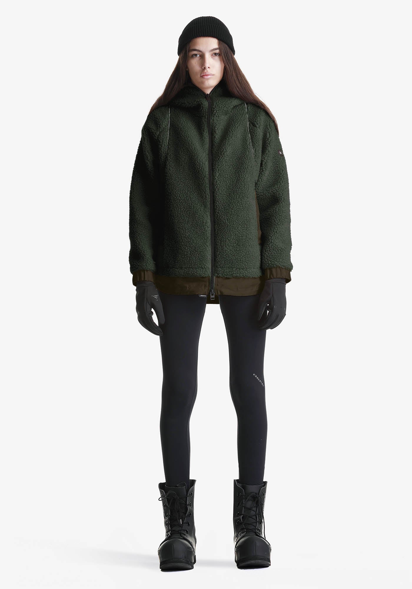 PEEBLES Sherpa Hooded Jacket Qw417-51