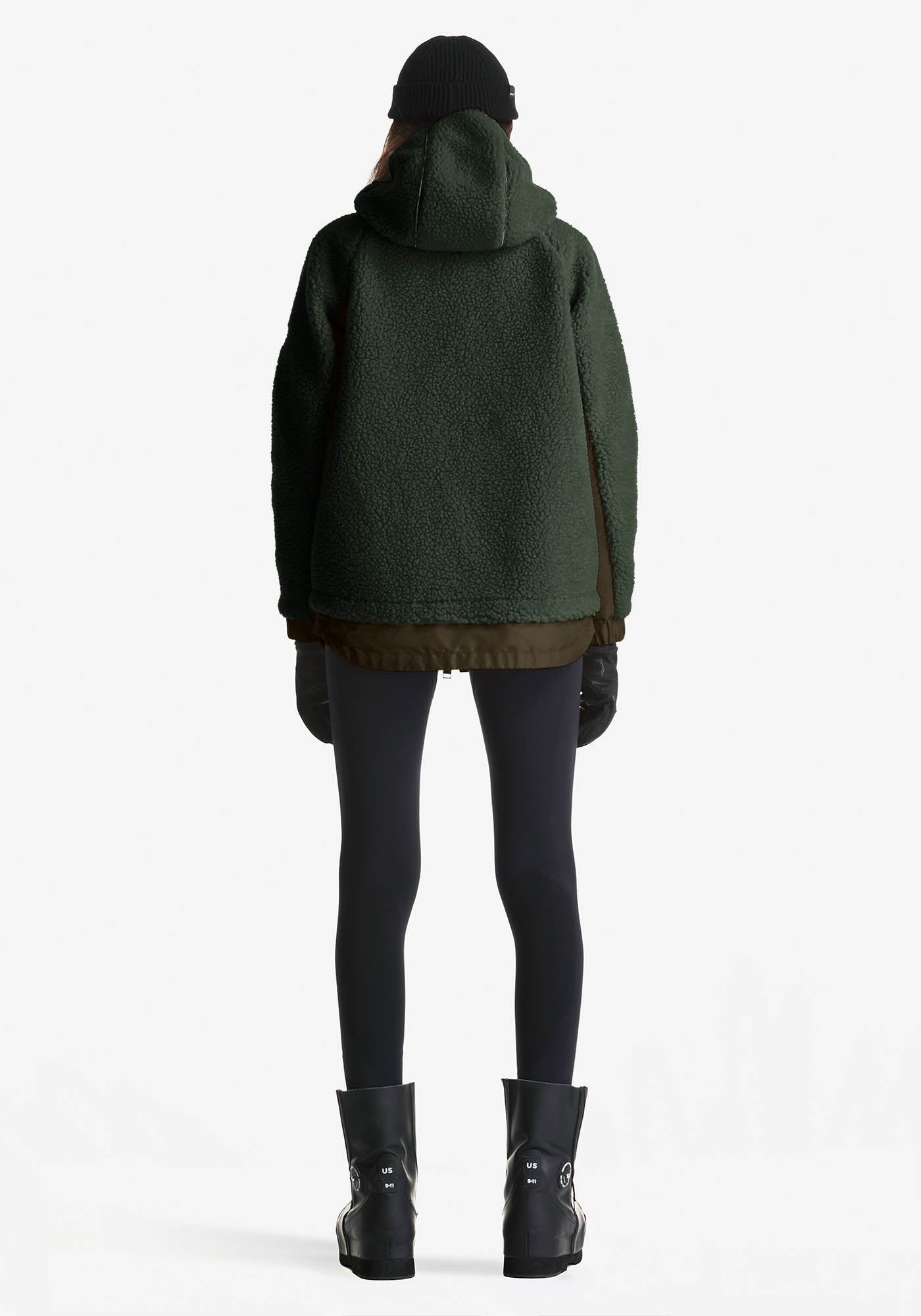 PEEBLES Sherpa Hooded Jacket Qw417-51