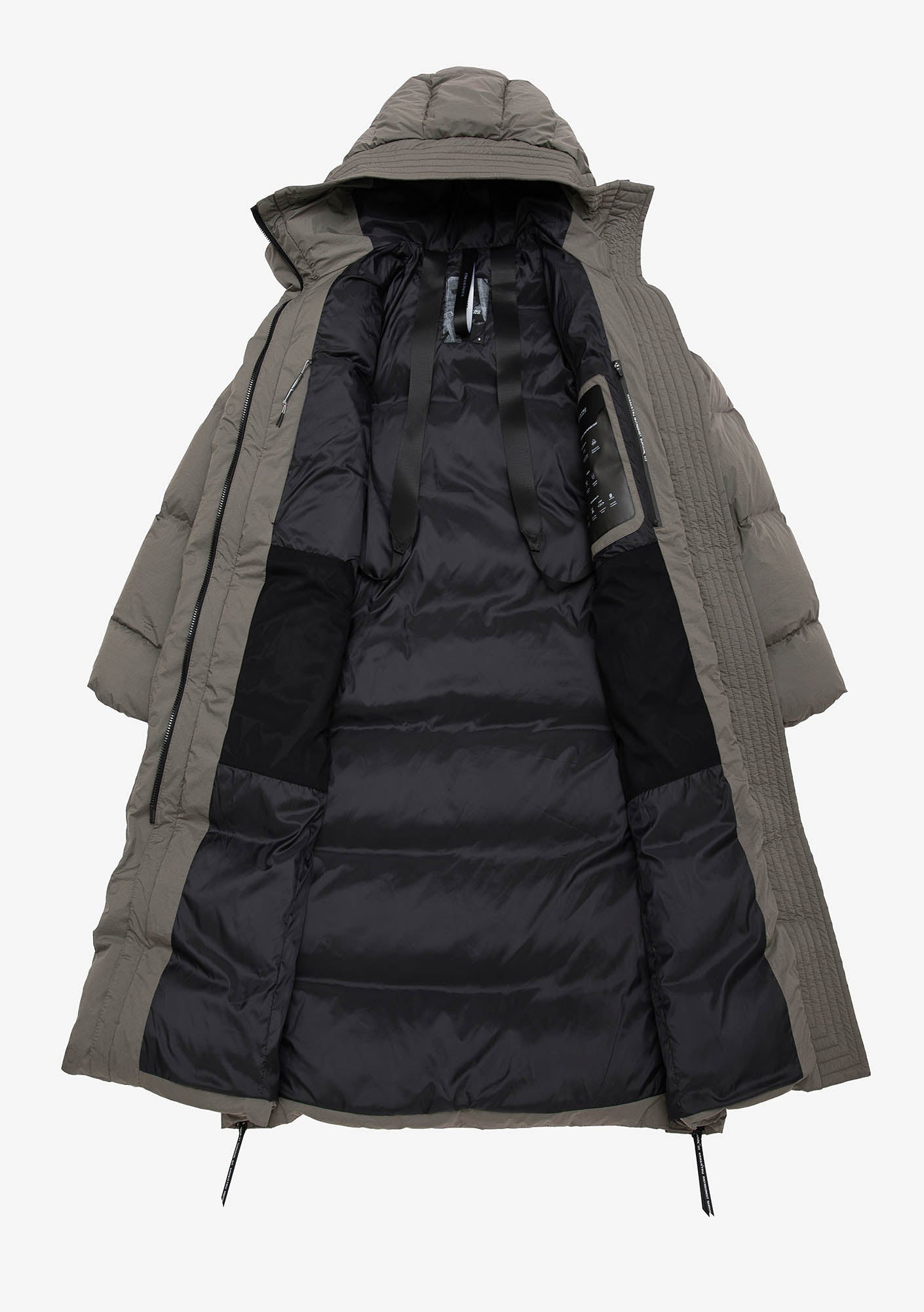 AITKEN Technical Nylon Long Puffer Coat Qw424-85