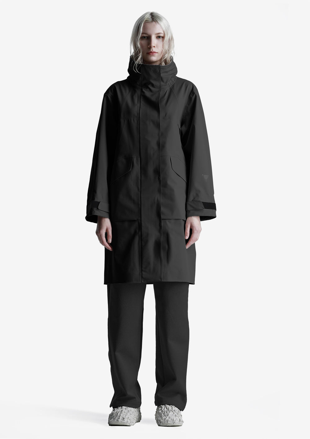 MISHIMA Stand-up Collar Waterproof Raincoat Qw455-1