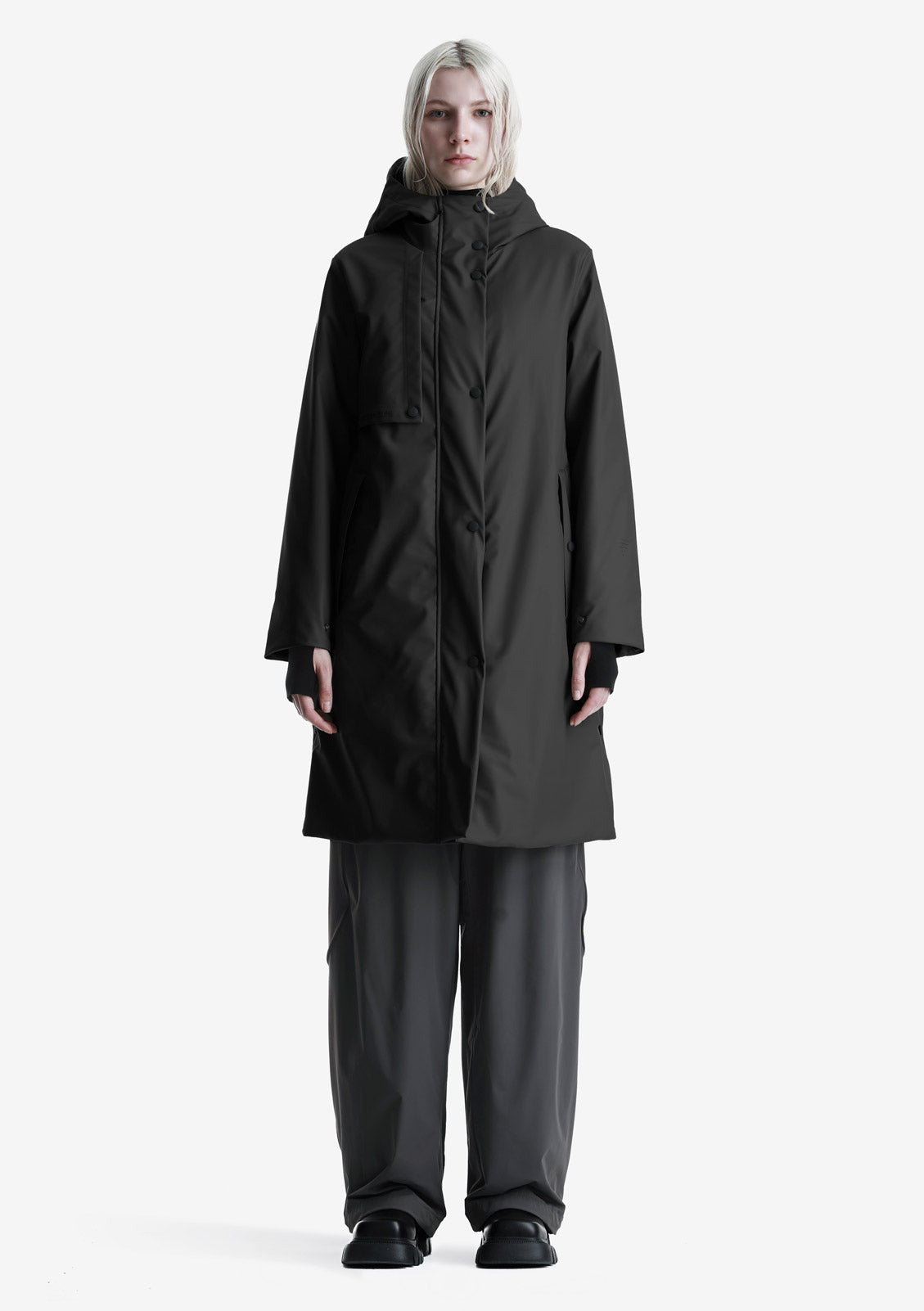 MENTAT Padded Raincoat with Welded Seams Qw496