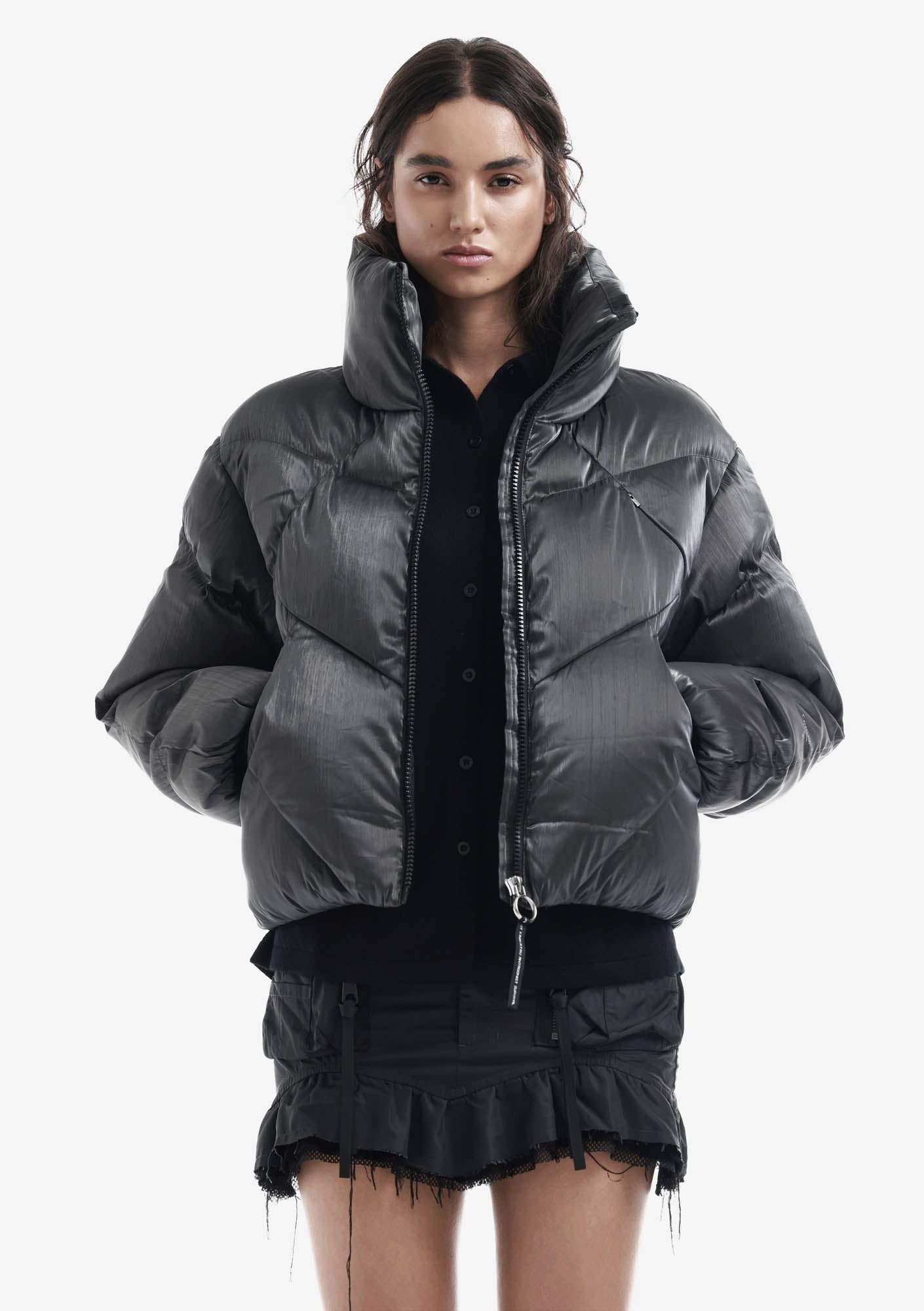 NEBULA Short Puffer Jacket Qw531