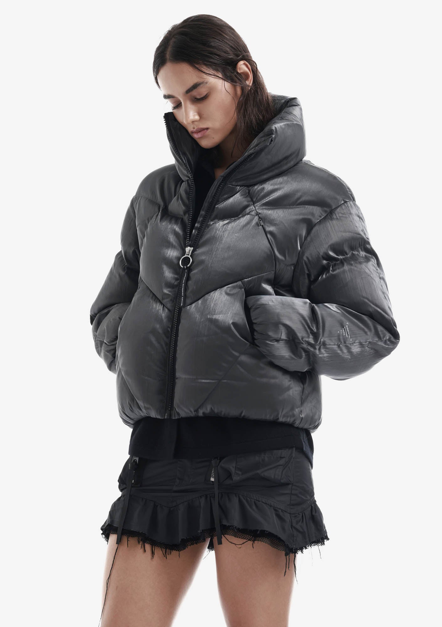 NEBULA Short Puffer Jacket Qw531