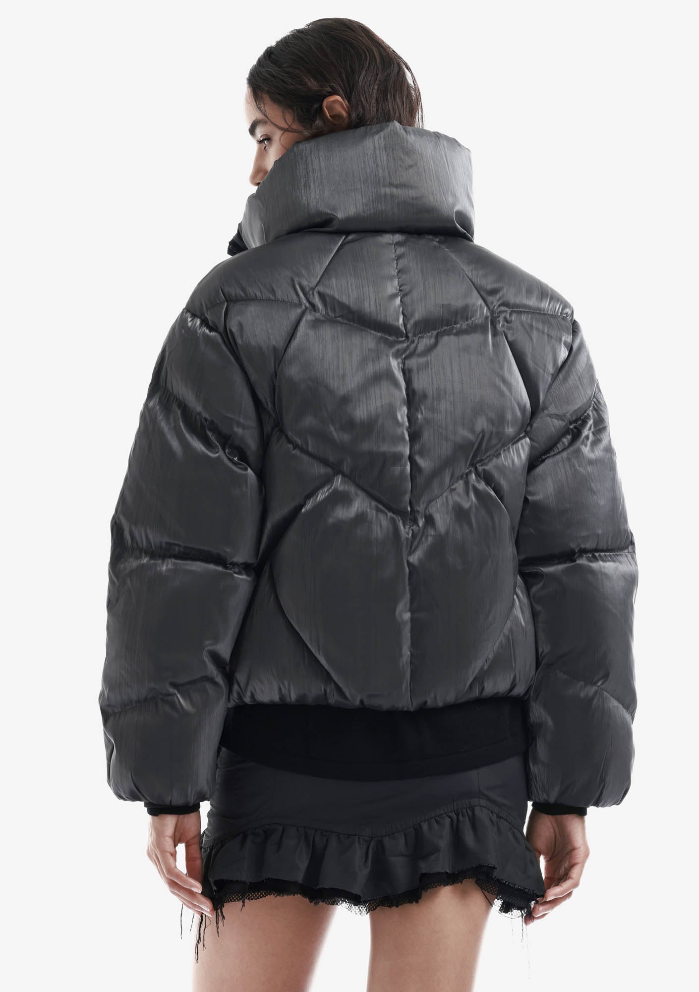 NEBULA Short Puffer Jacket Qw531