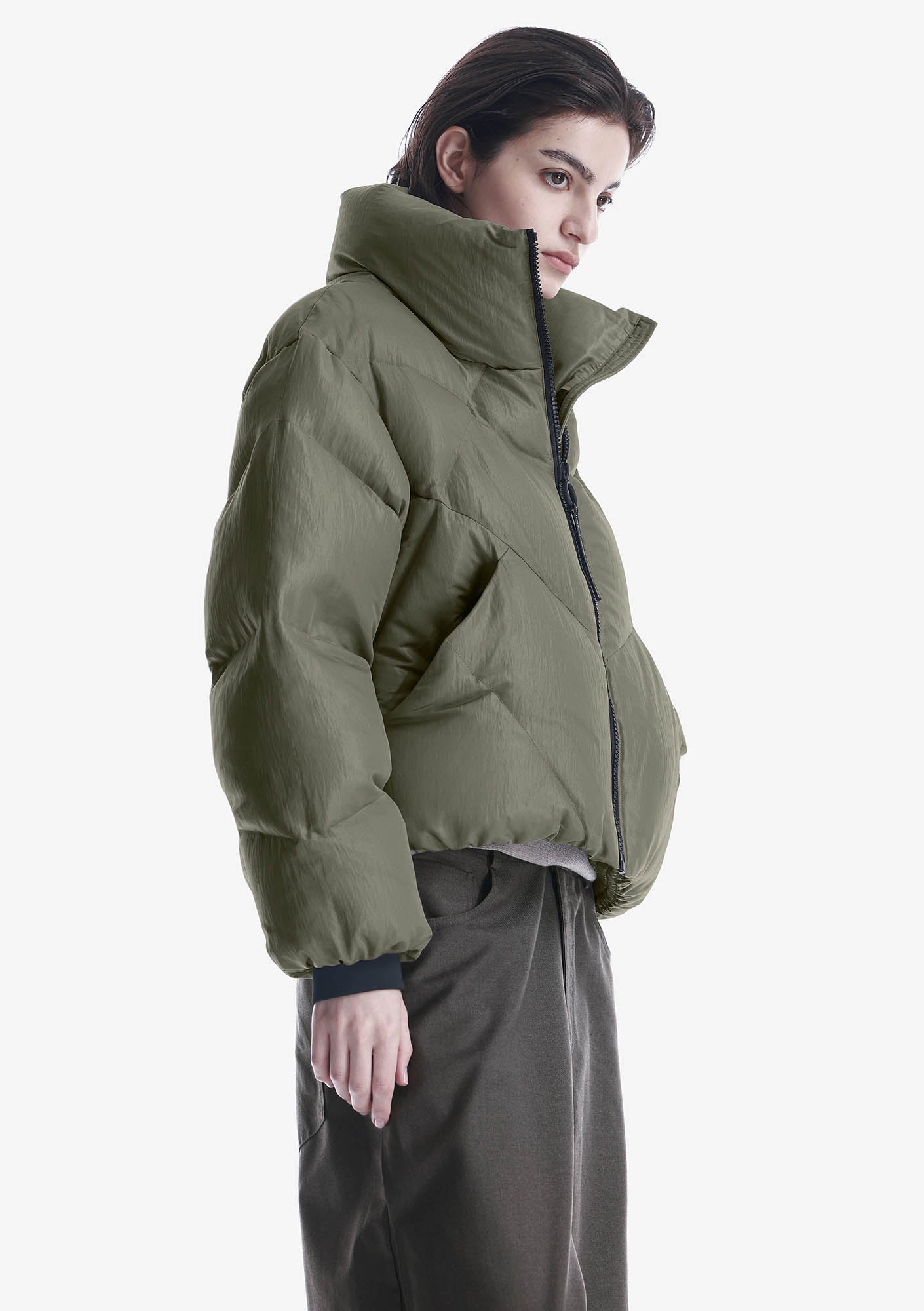 NEBULA Short Puffer Jacket Qw531