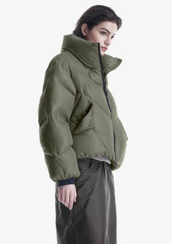 NEBULA Short Puffer Jacket Qw531