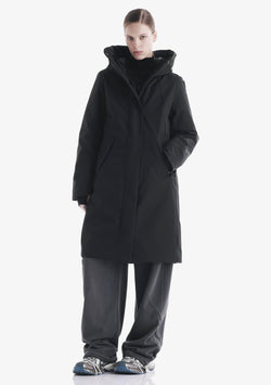 GAIA Technical Fabric Long Parka Qw534