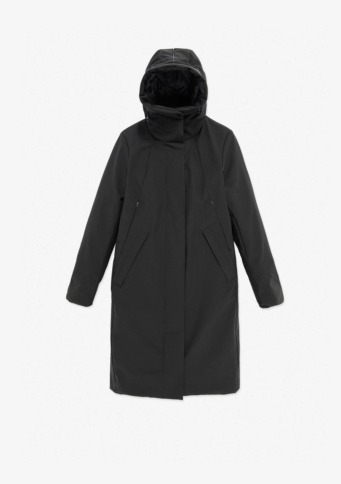 GAIA Parka Longue en Tissu Technique