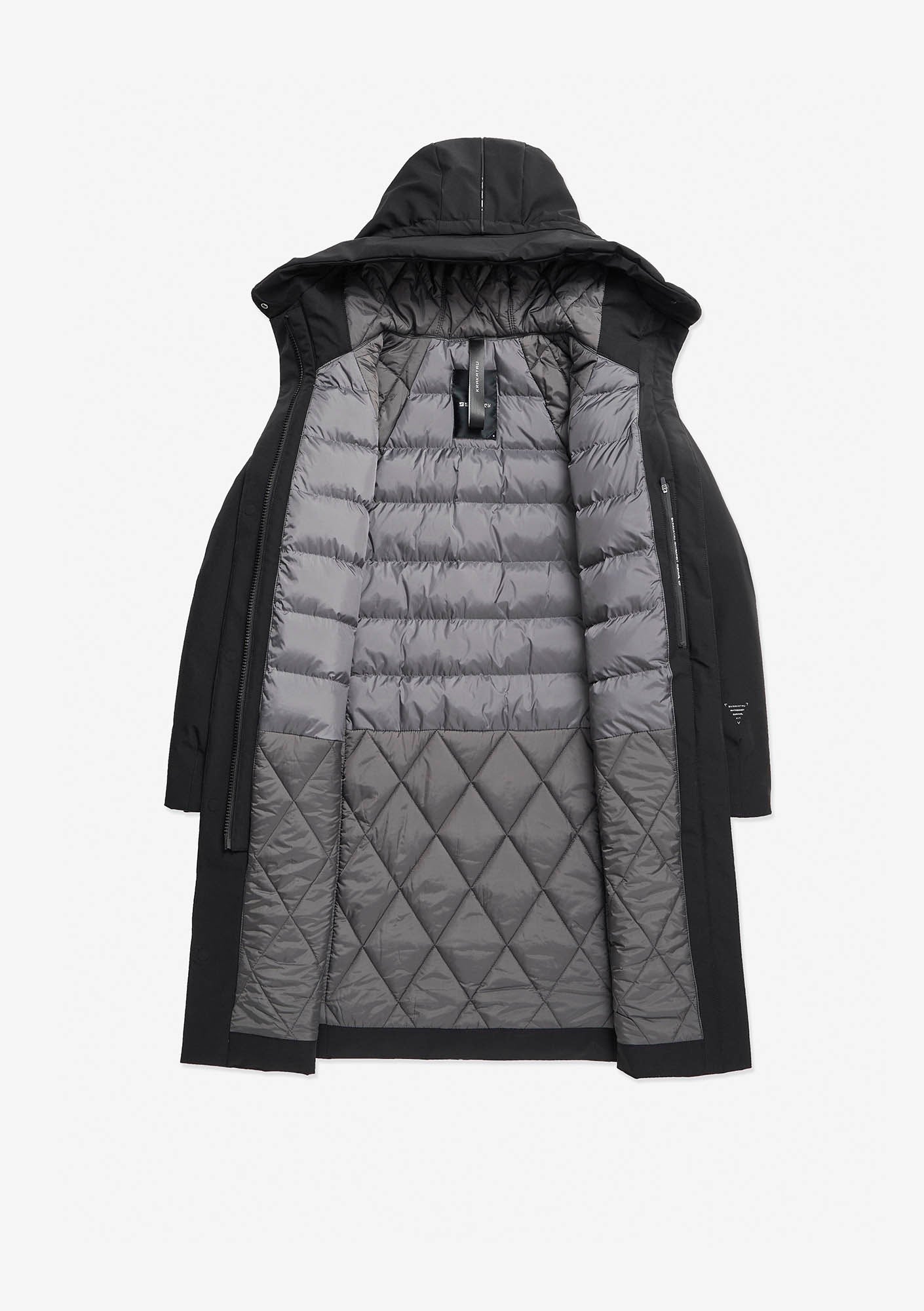 GAIA Technical Fabric Long Parka Qw534