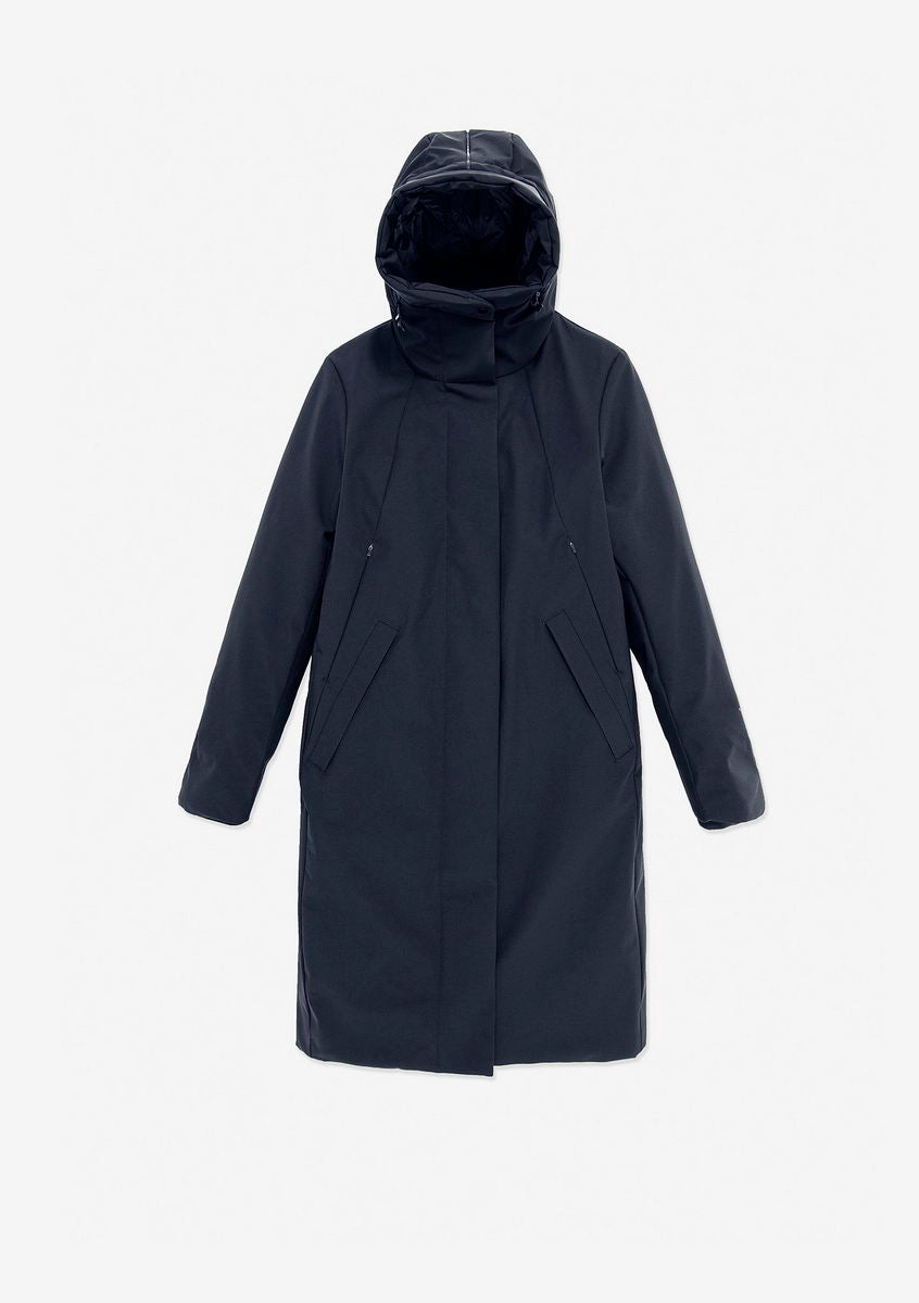 GAIA Parka Longue en Tissu Technique