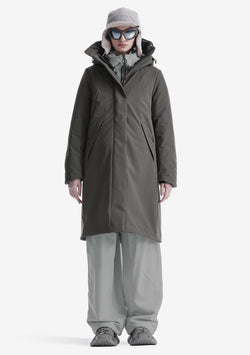 GAIA Technical Fabric Long Parka Qw534