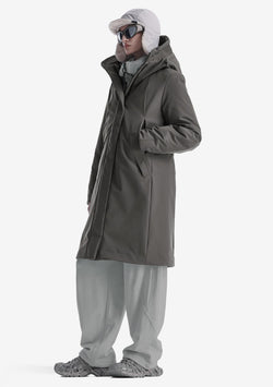 GAIA Technical Fabric Long Parka Qw534