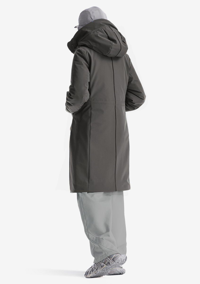 GAIA Technical Fabric Long Parka Qw534