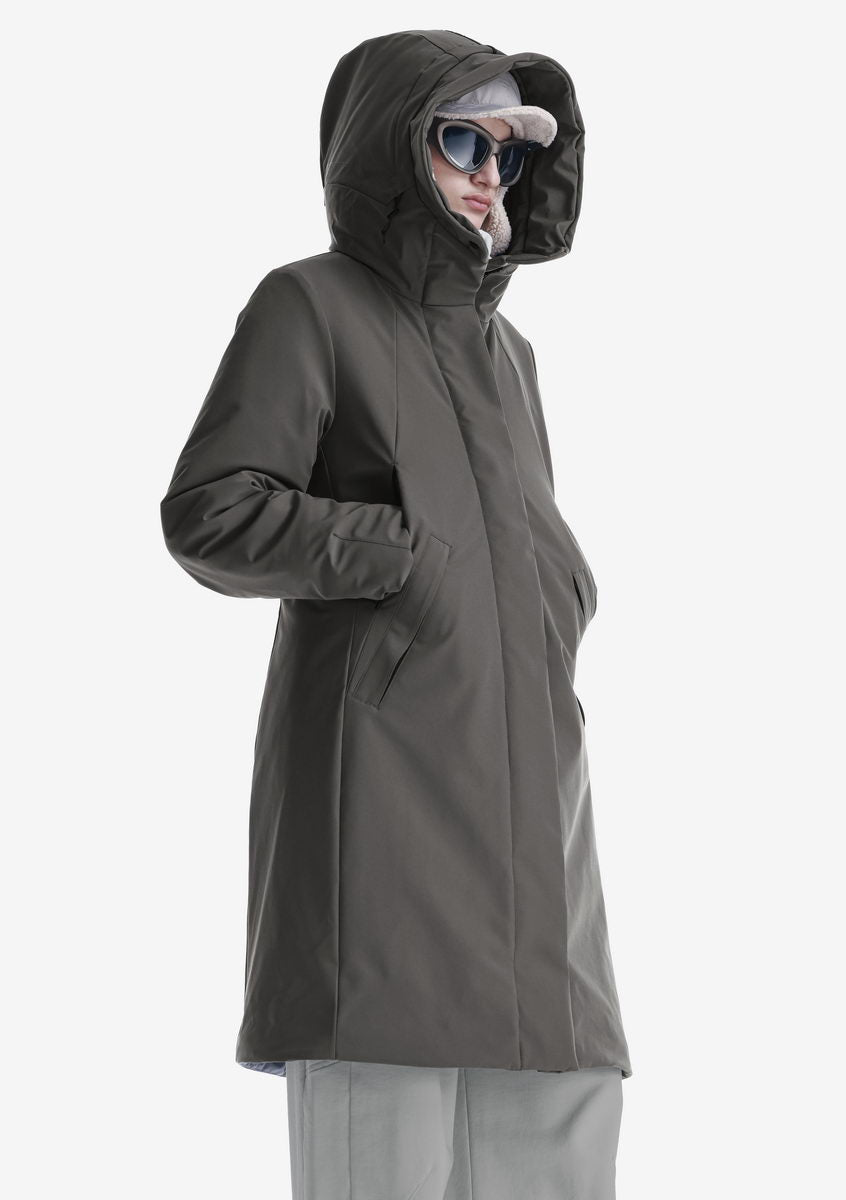 GAIA Technical Fabric Long Parka Qw534