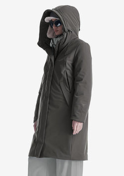 GAIA Technical Fabric Long Parka Qw534