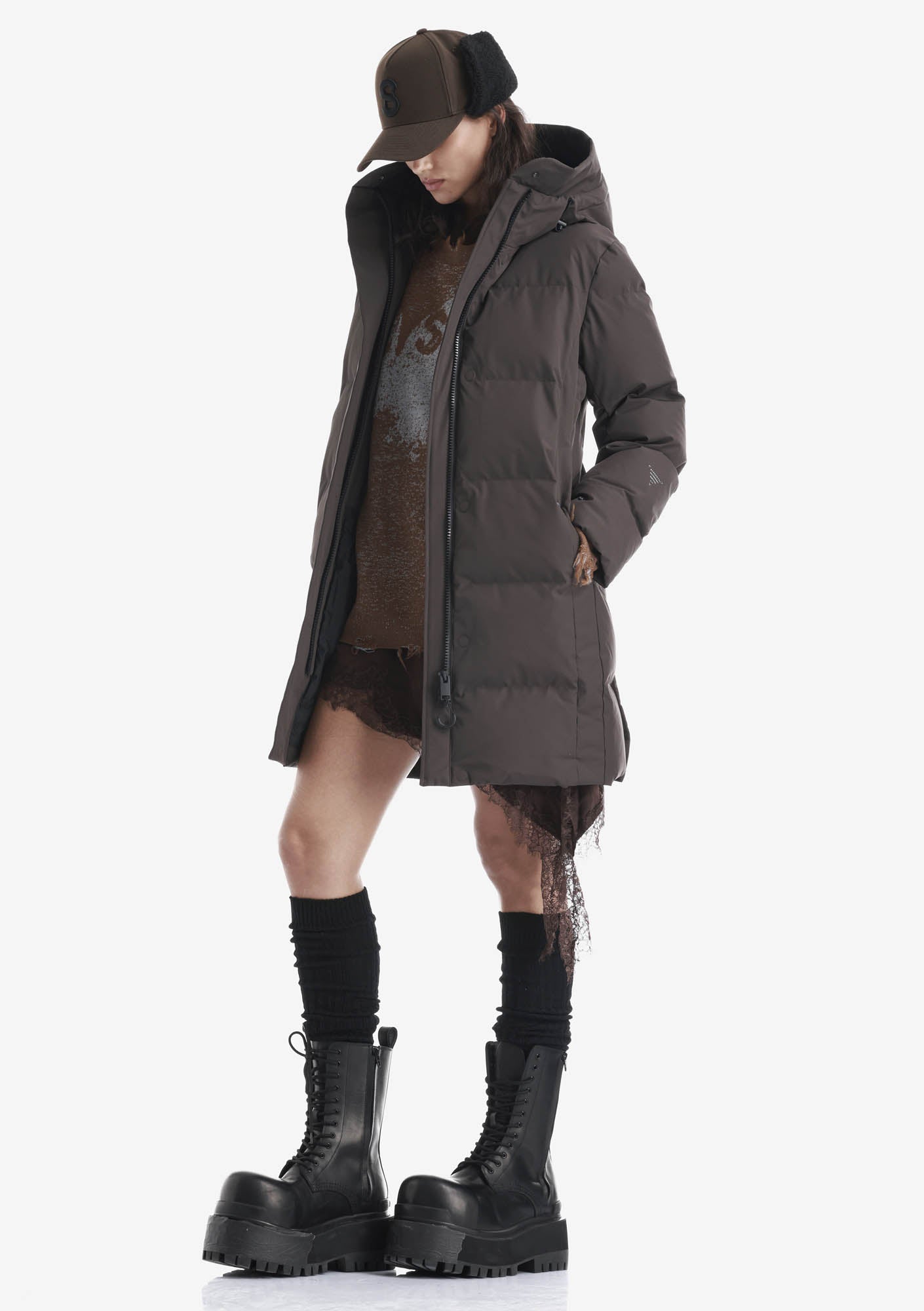 CASSINI Gesteppten Parka Qw539