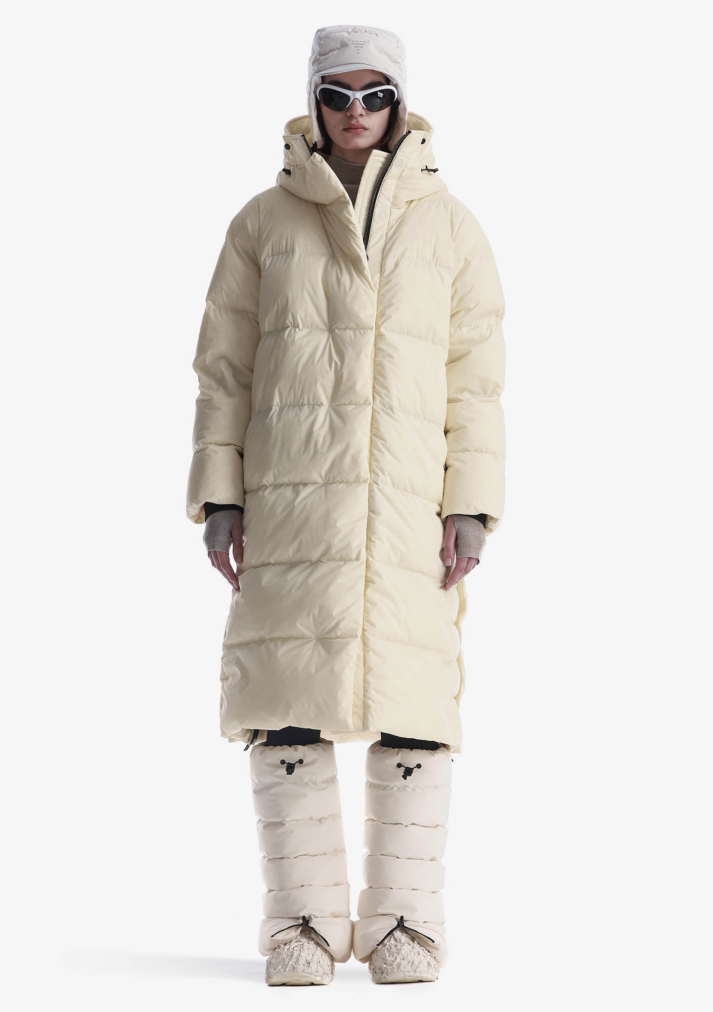 AITKEN Manteau Long Matelassé