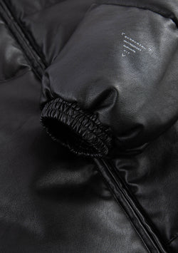 NARWARU Faux Leather Puffer Qw543
