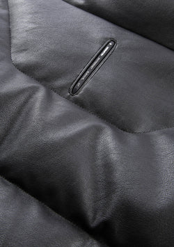 NARWARU Faux Leather Puffer Qw543