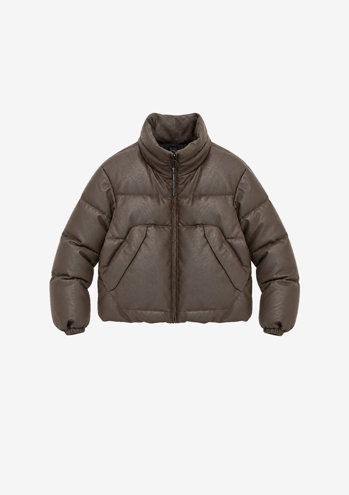 NARWARU Faux Leather Puffer Qw543