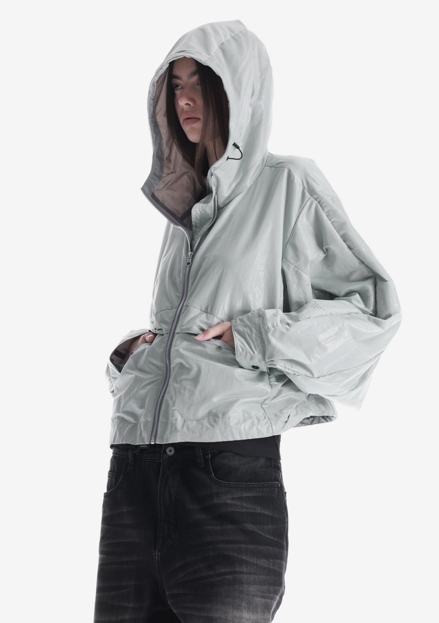 LUVOIR Cropped Field Jacket Qw570