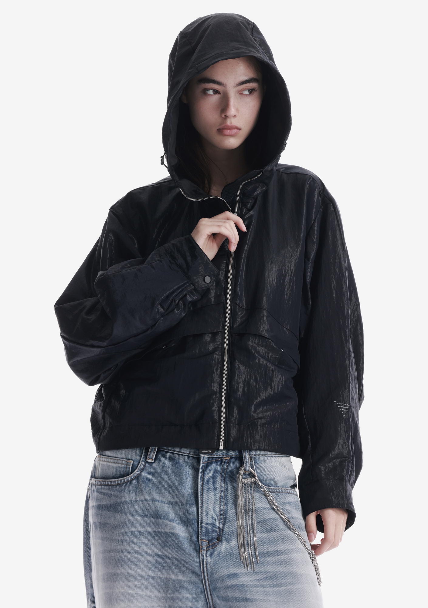 LUVOIR Cropped Field Jacket