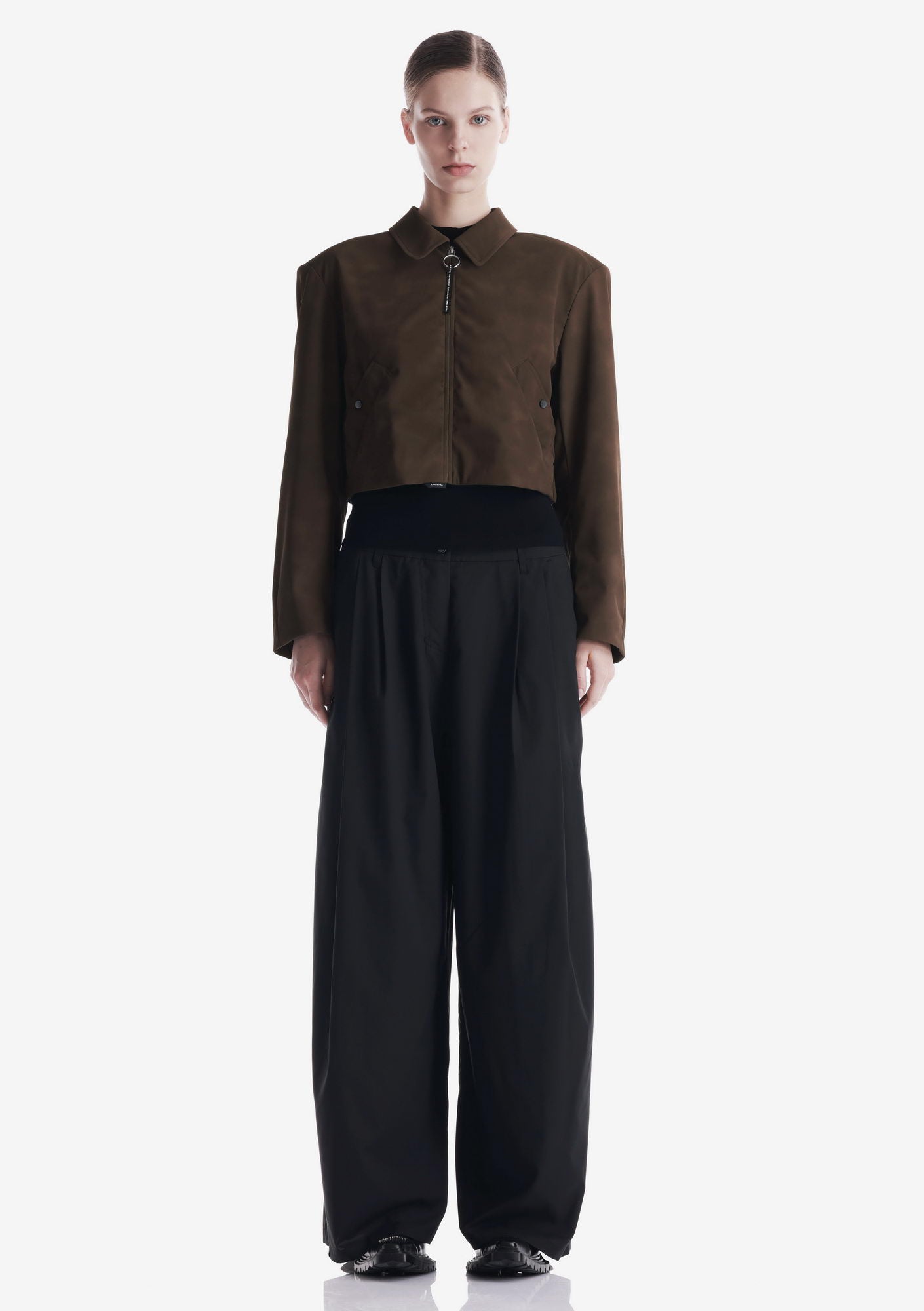 AXIS Eco Suede Cropped Jacket Qw576