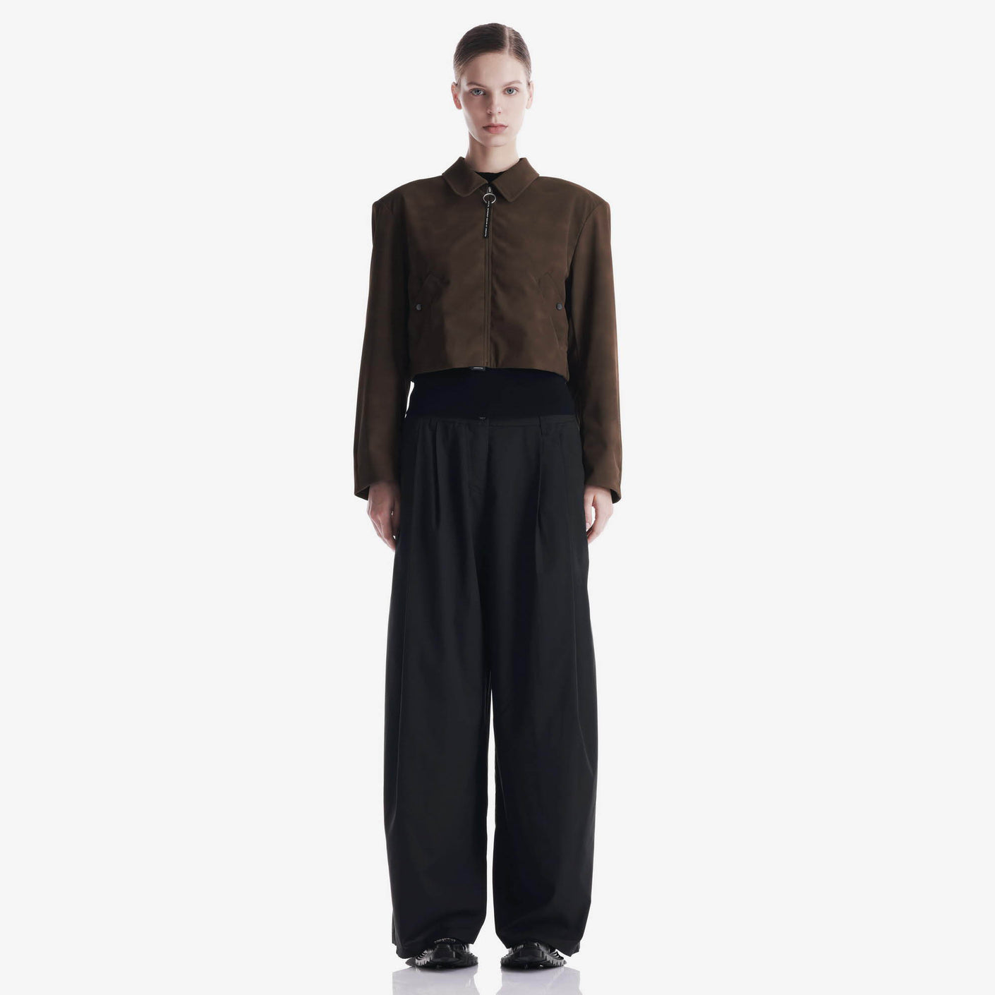 AXIS Eco Suede Cropped Jacket