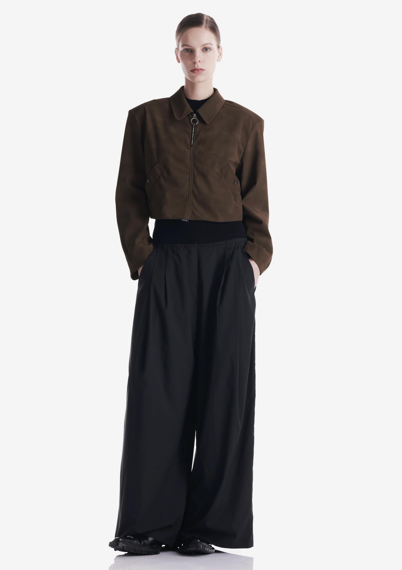 AXIS Eco Suede Cropped Jacket Qw576