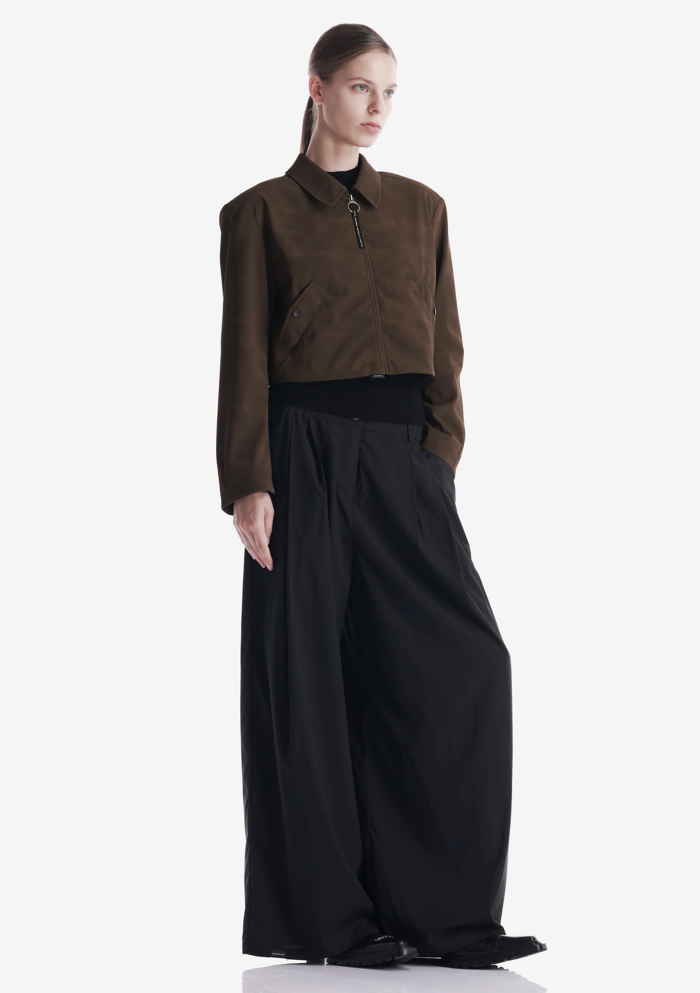 AXIS Eco Suede Cropped Jacket Qw576