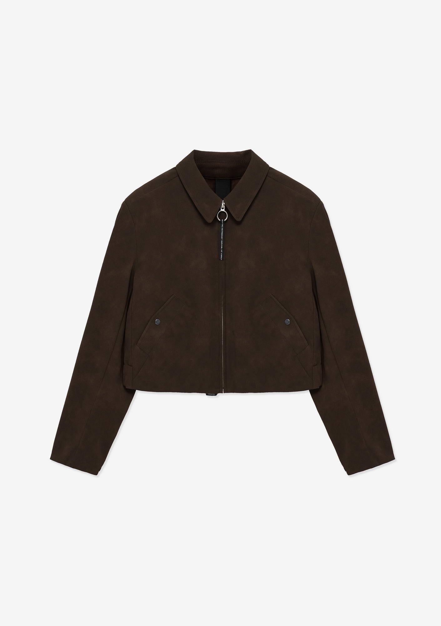 AXIS Eco Suede Cropped Jacket Qw576