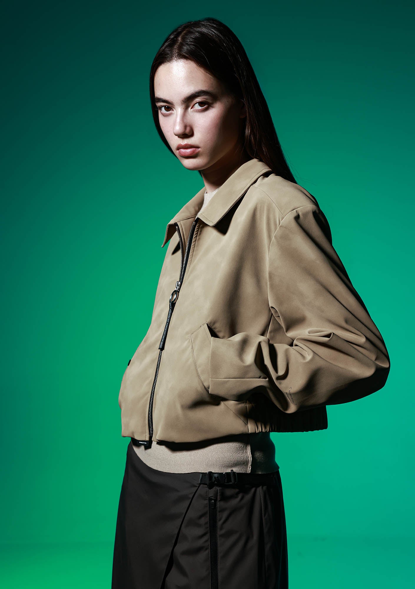 AXIS Eco Suede Cropped Jacket