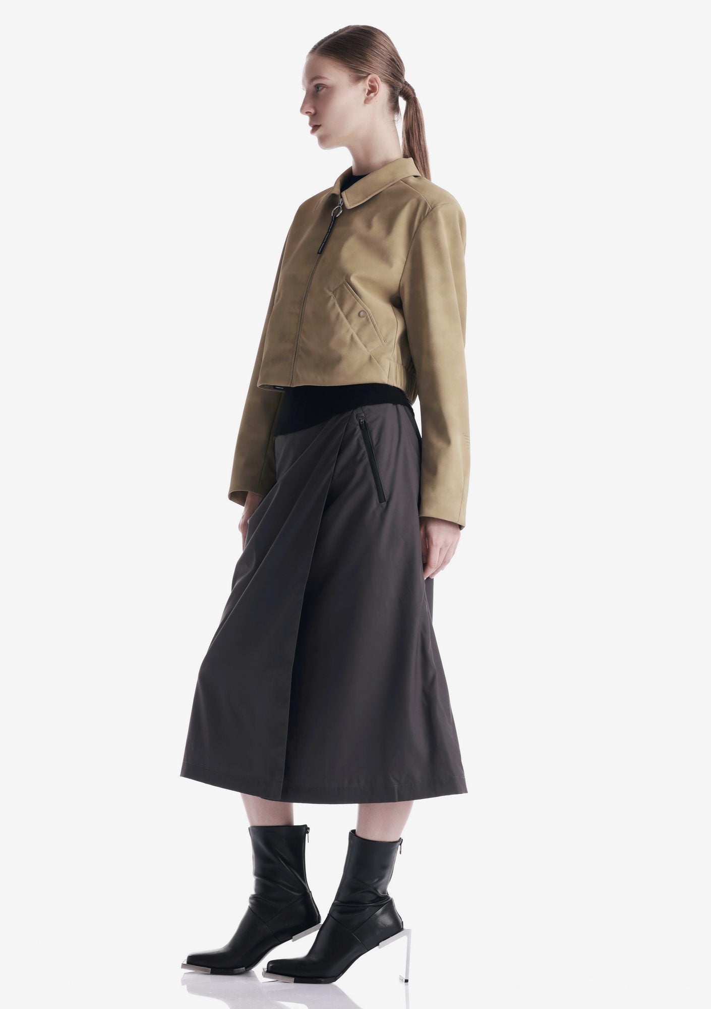 AXIS Eco Suede Cropped Jacket Qw576