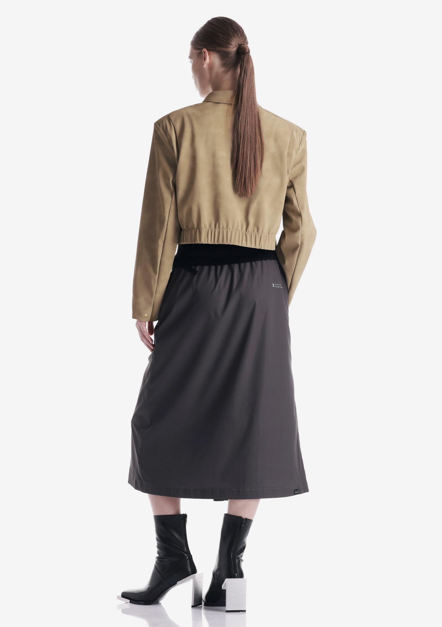 AXIS Eco Suede Cropped Jacket Qw576