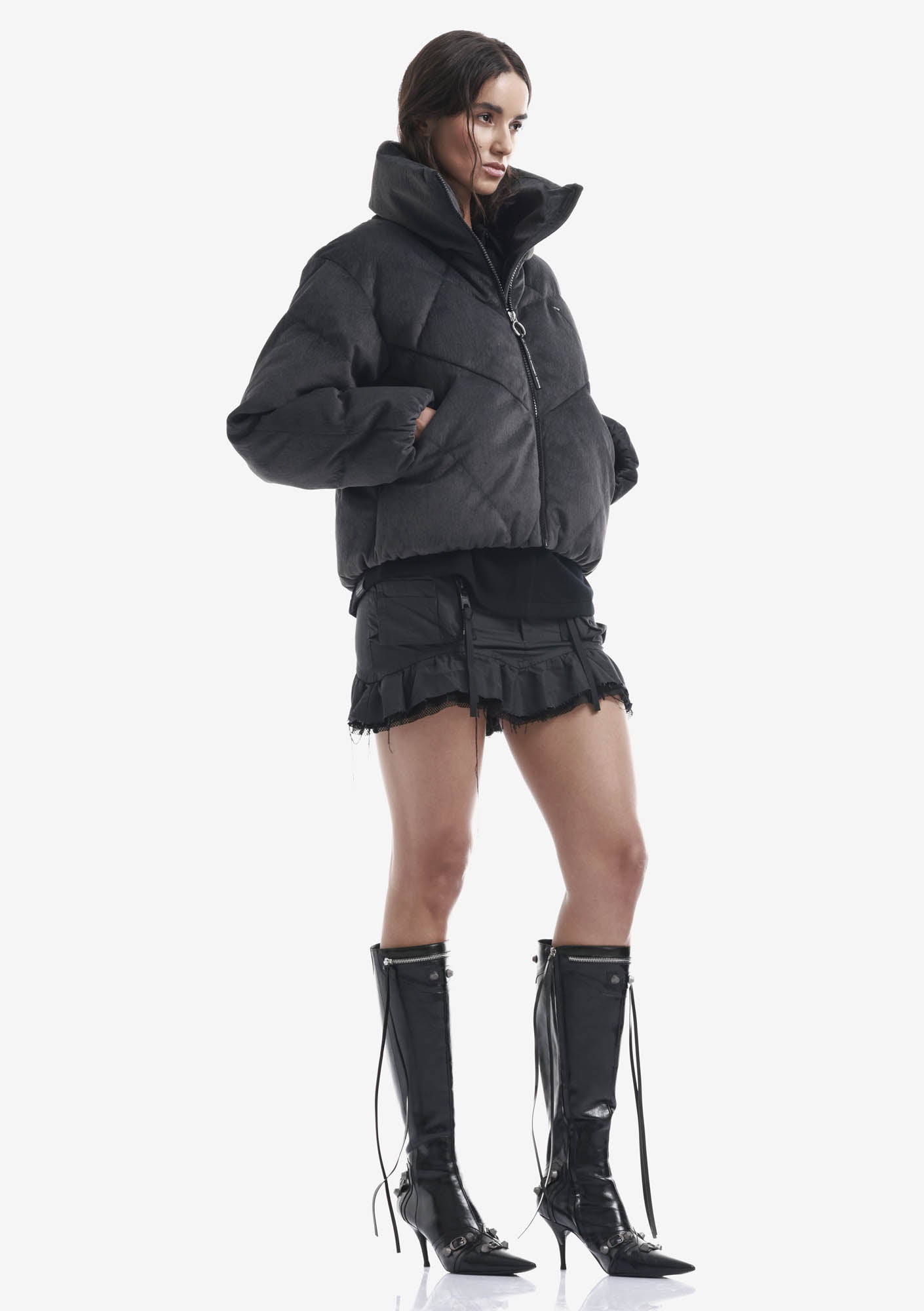 NEBULA Short Puffer Jacket Qw616