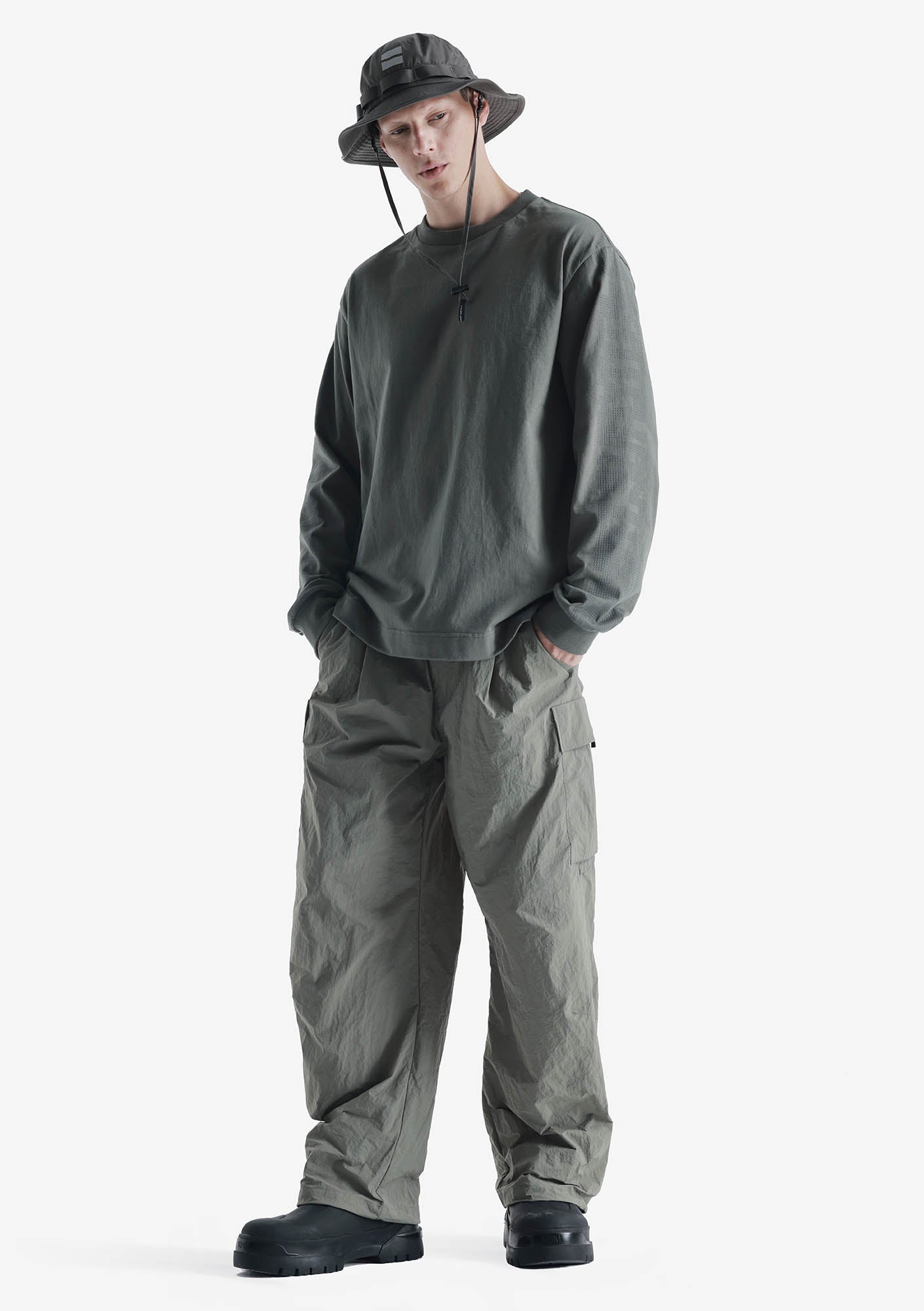 VANTH Loose Fit Cargo Pants Rm202-52