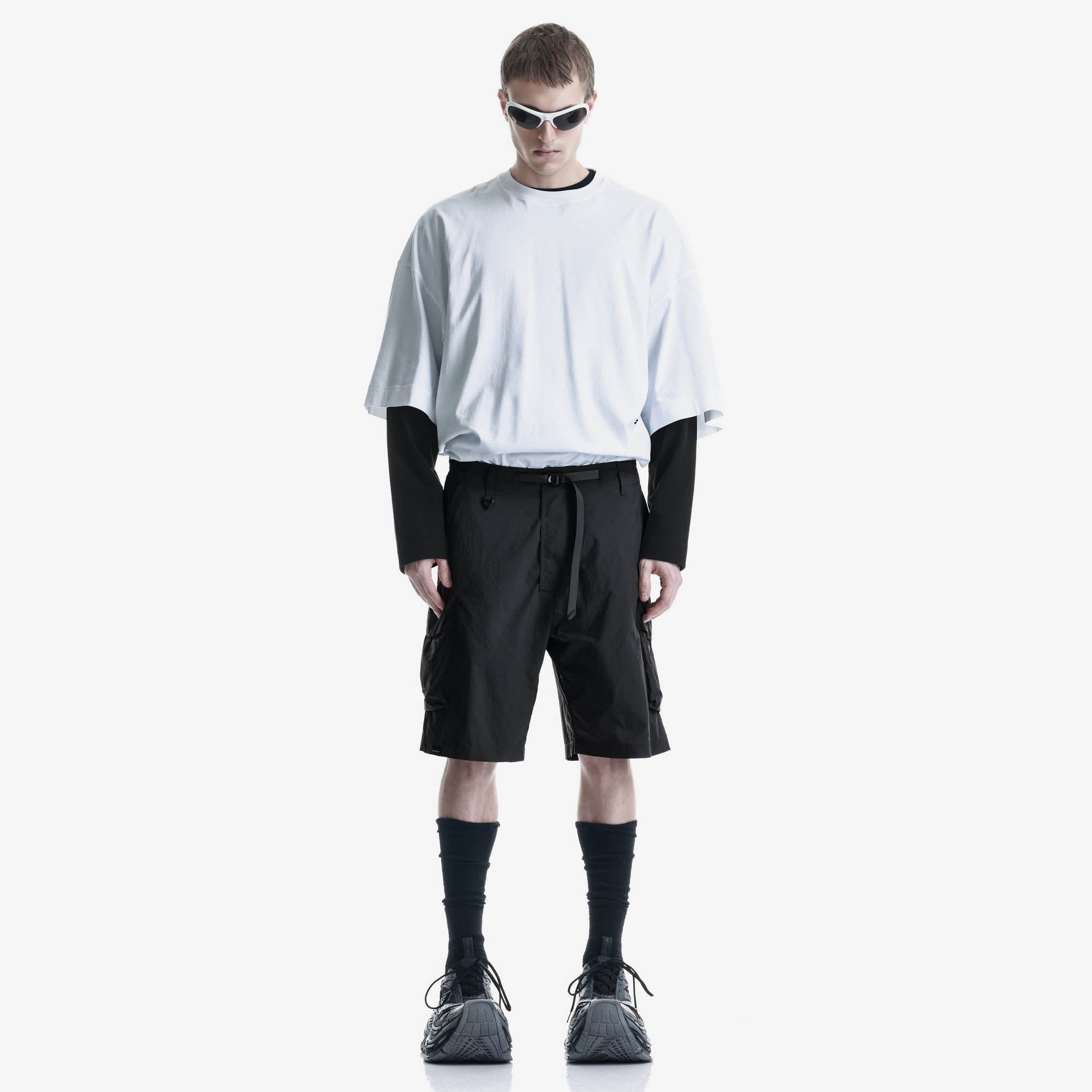 VANTH Loose Fit Cargo Short Pants Rm233