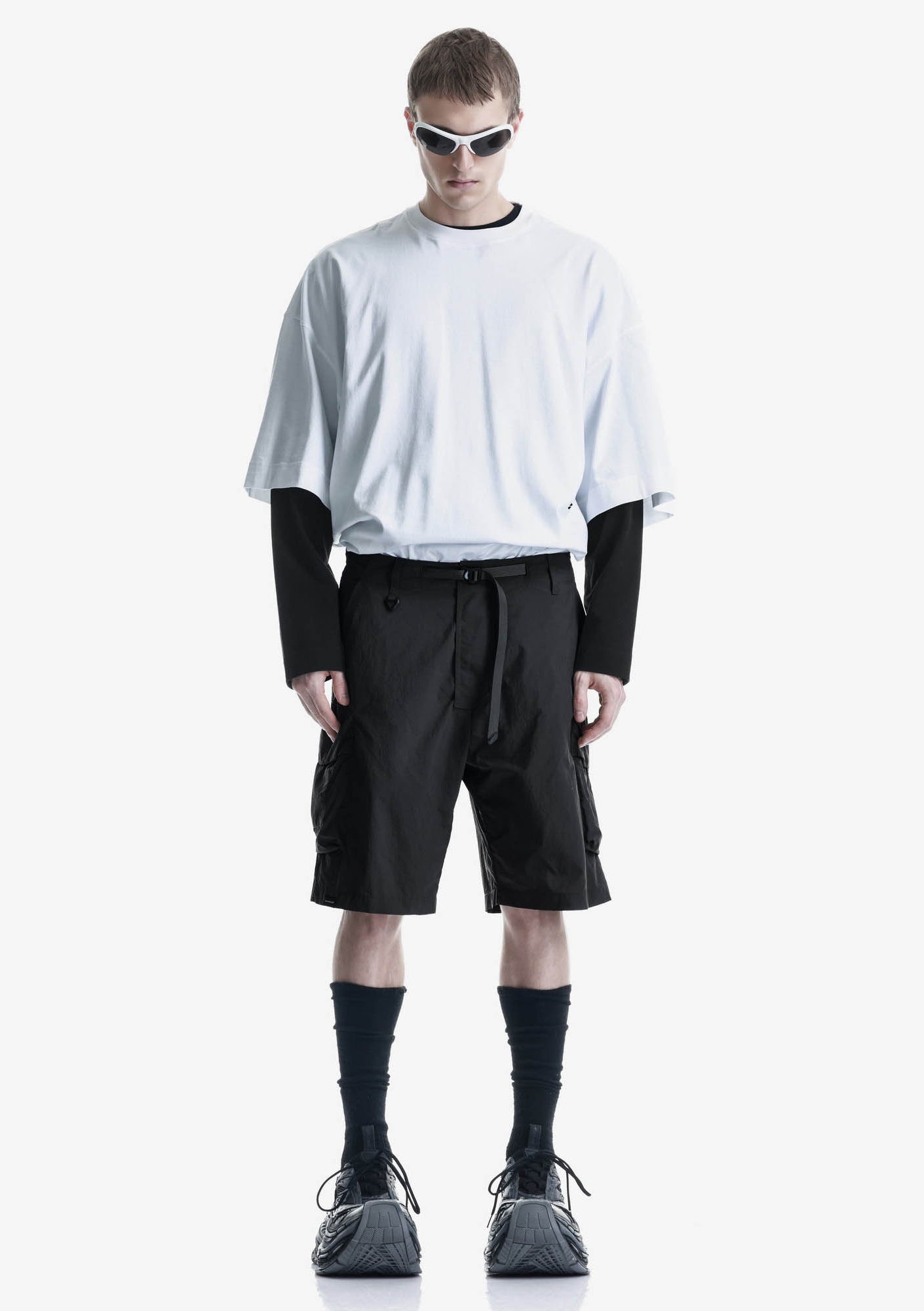 VANTH Loose Fit Cargo Short Pants