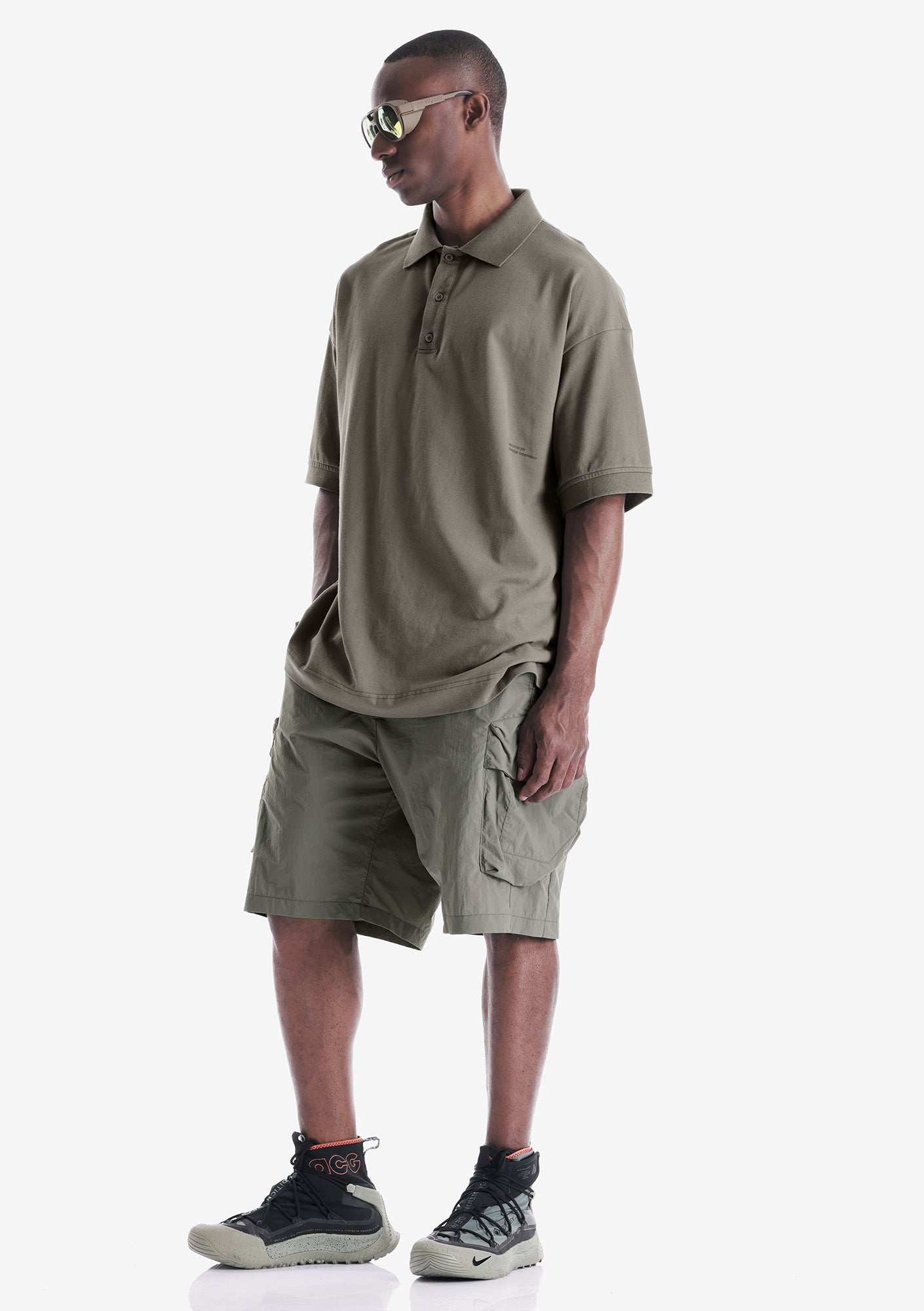 VANTH Loose Fit Cargo Short Pants