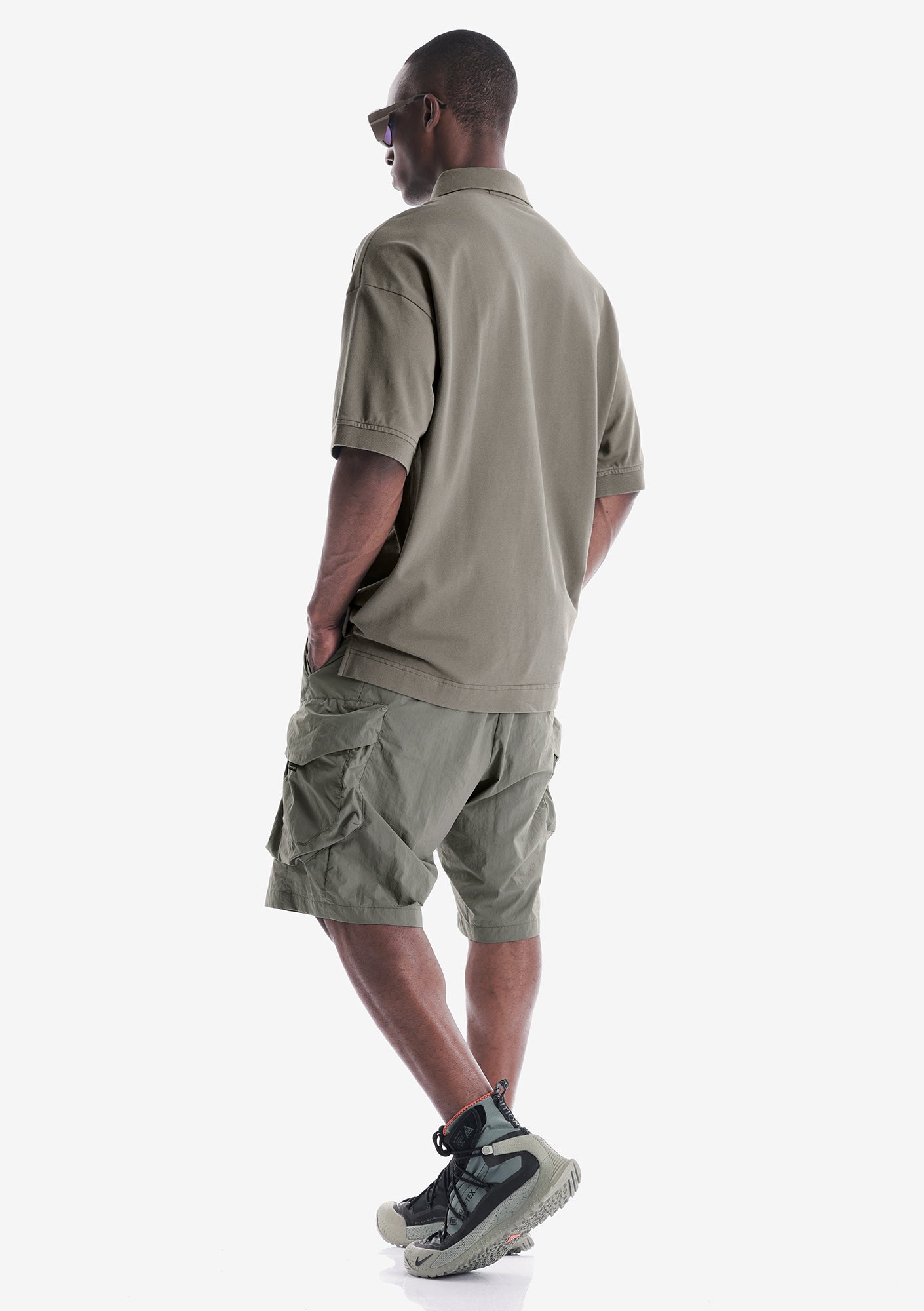VANTH Loose Fit Cargo Short Pants Rm233