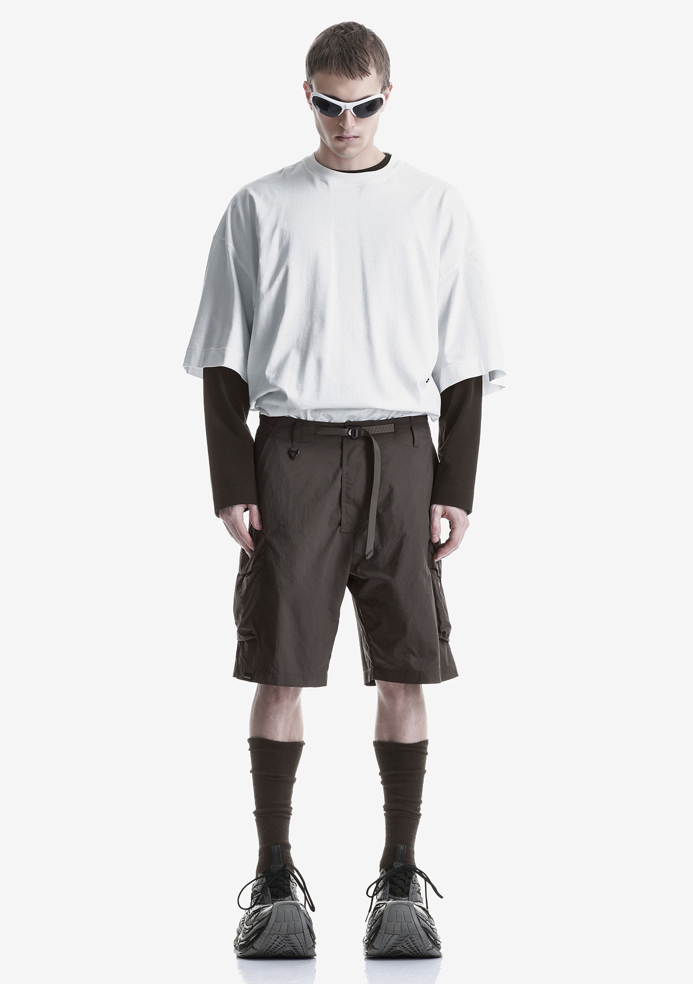 VANTH Loose Fit Cargo Short Pants