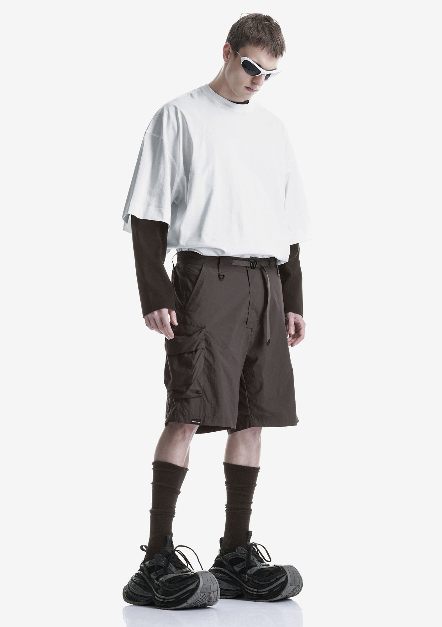 VANTH Loose Fit Cargo Short Pants