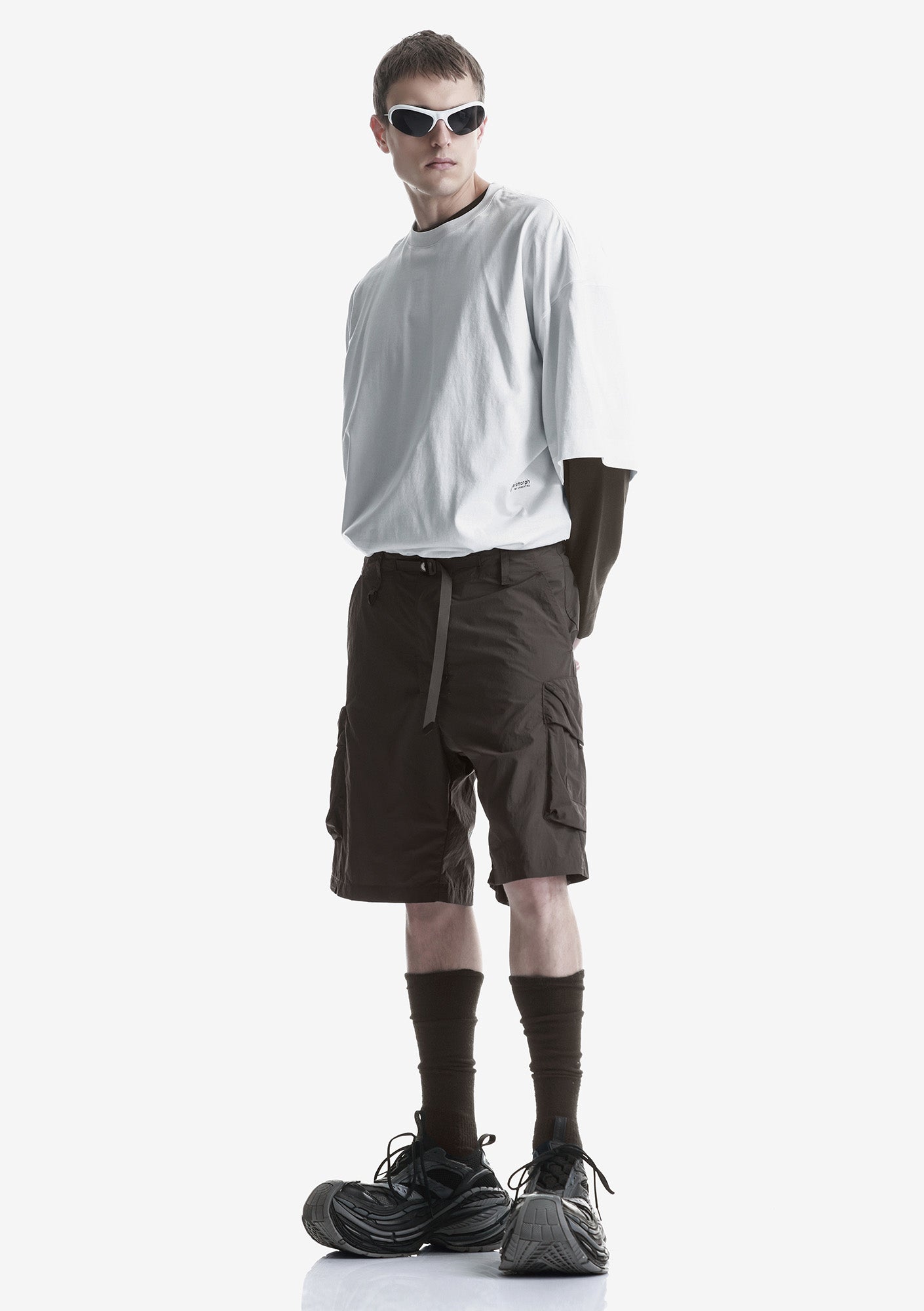 VANTH Loose Fit Cargo Short Pants Rm233