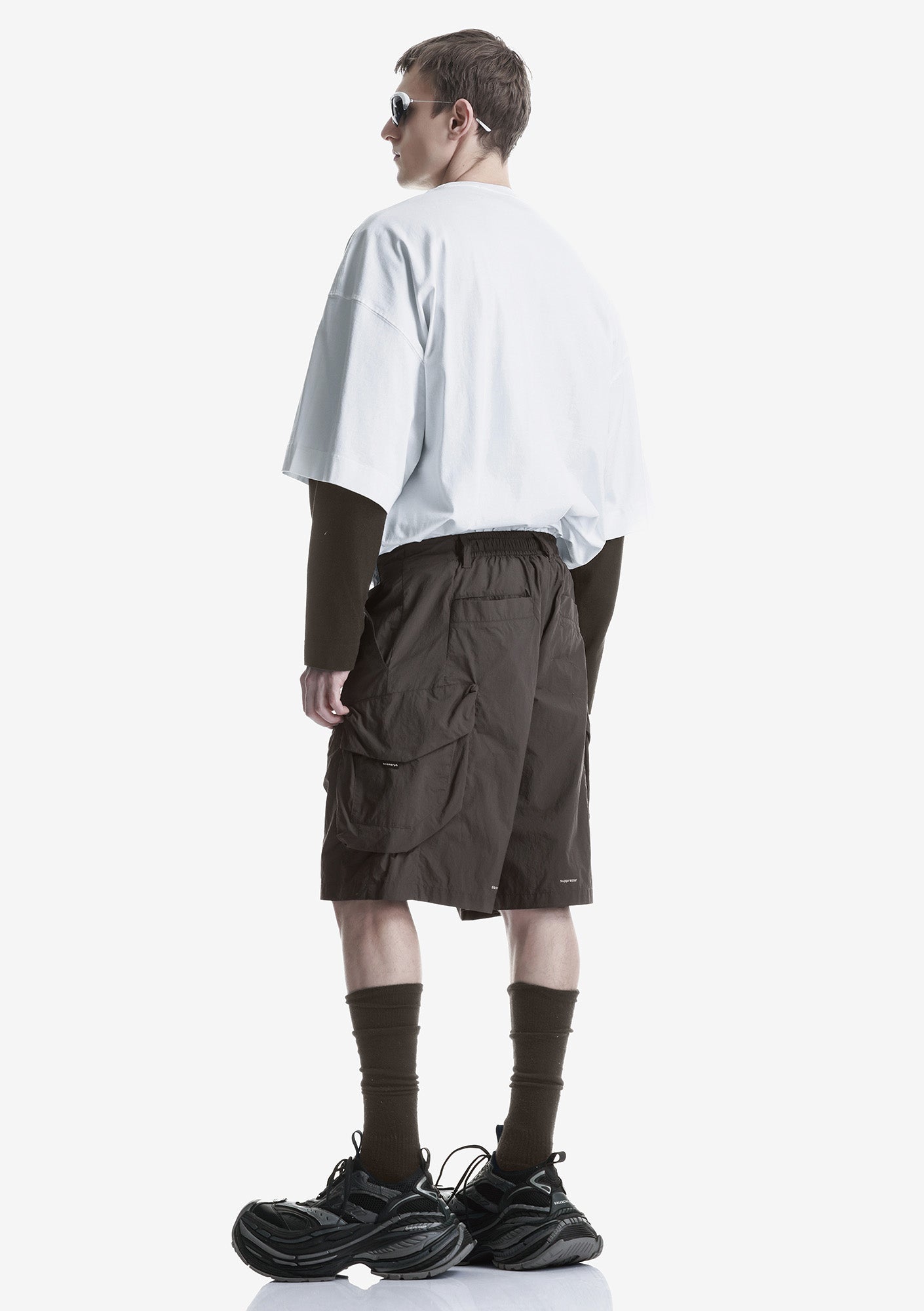 VANTH Loose Fit Cargo Short Pants Rm233
