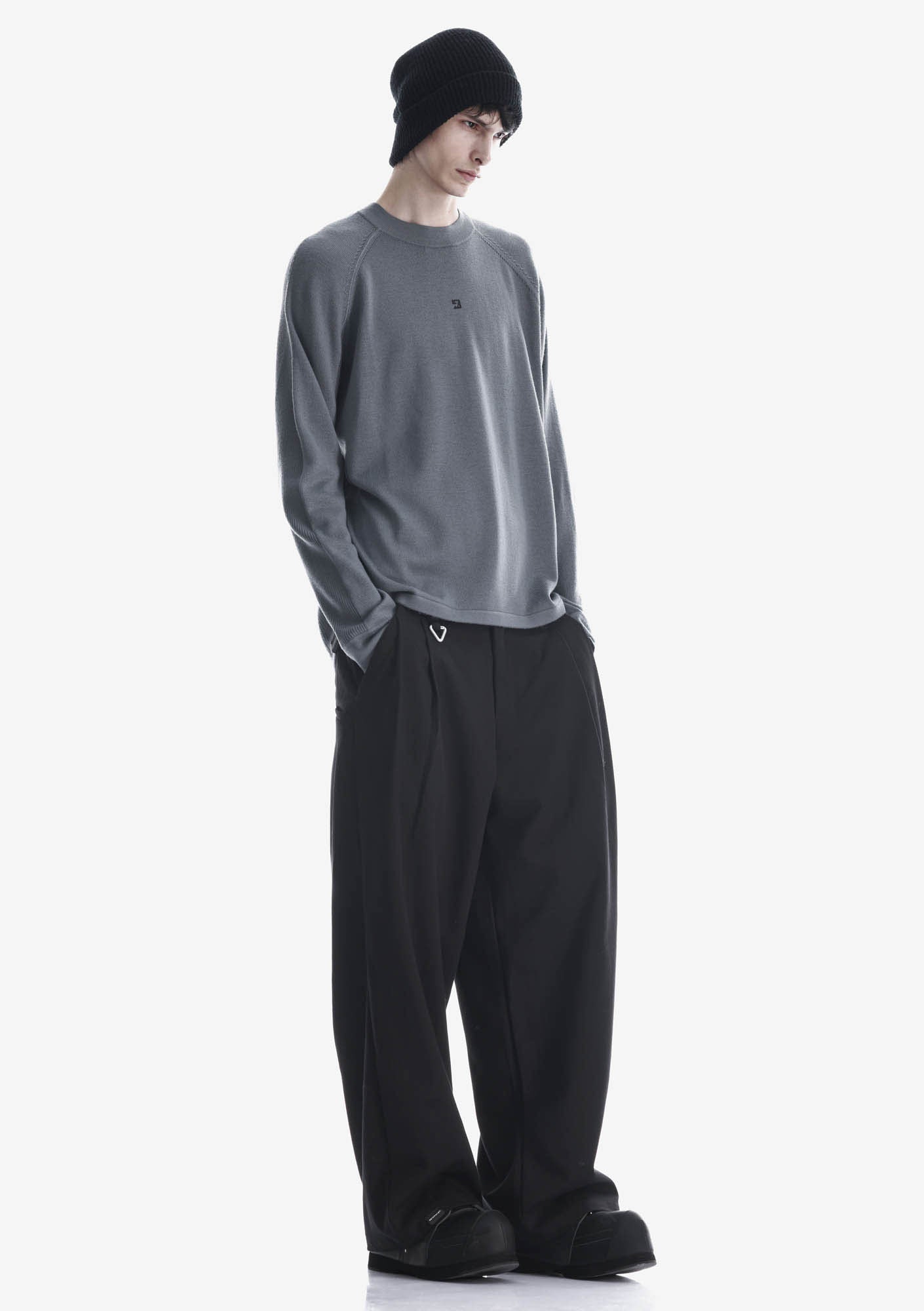 MAGNA Wide Wool Pants Rm241