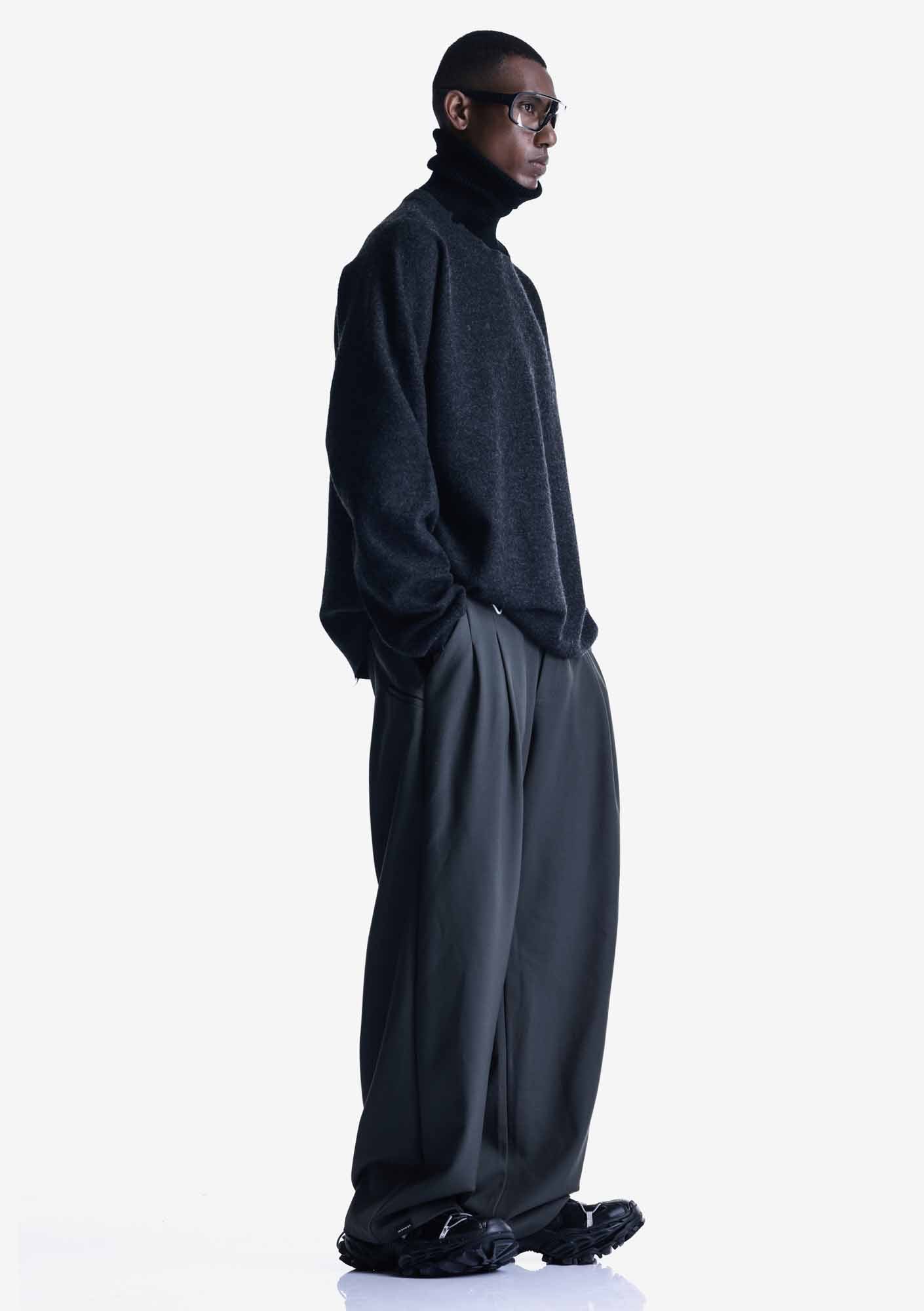 MAGNA Wide Wool Pants Rm241